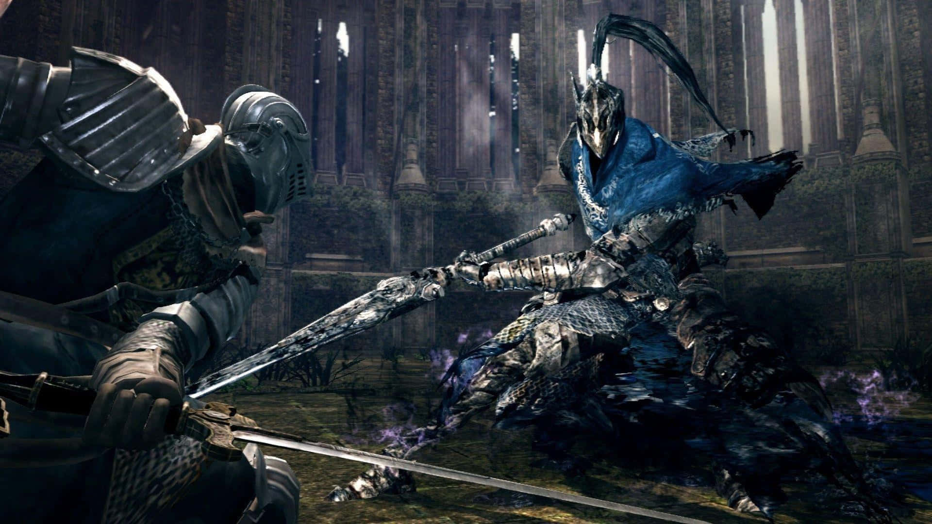 Kukumbatia changamoto ya Dark Souls Picha ya Ukuta