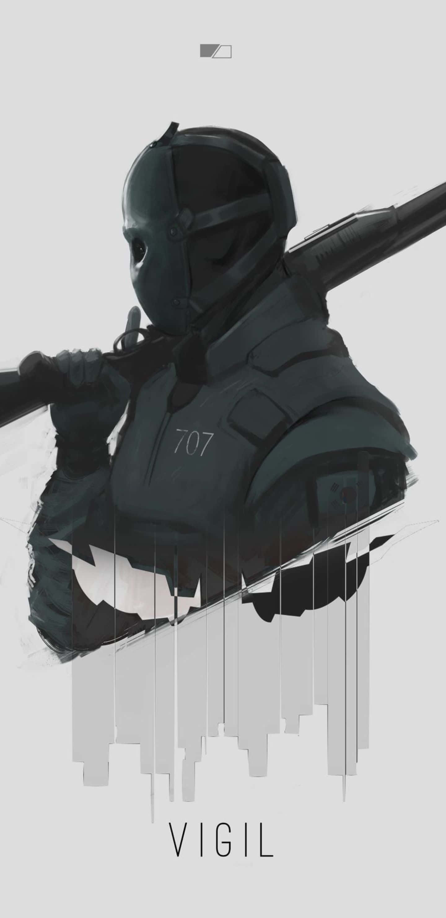 Kukumbatia Rainbow Six Siege kwenye Google Pixel 3xl Picha ya Ukuta