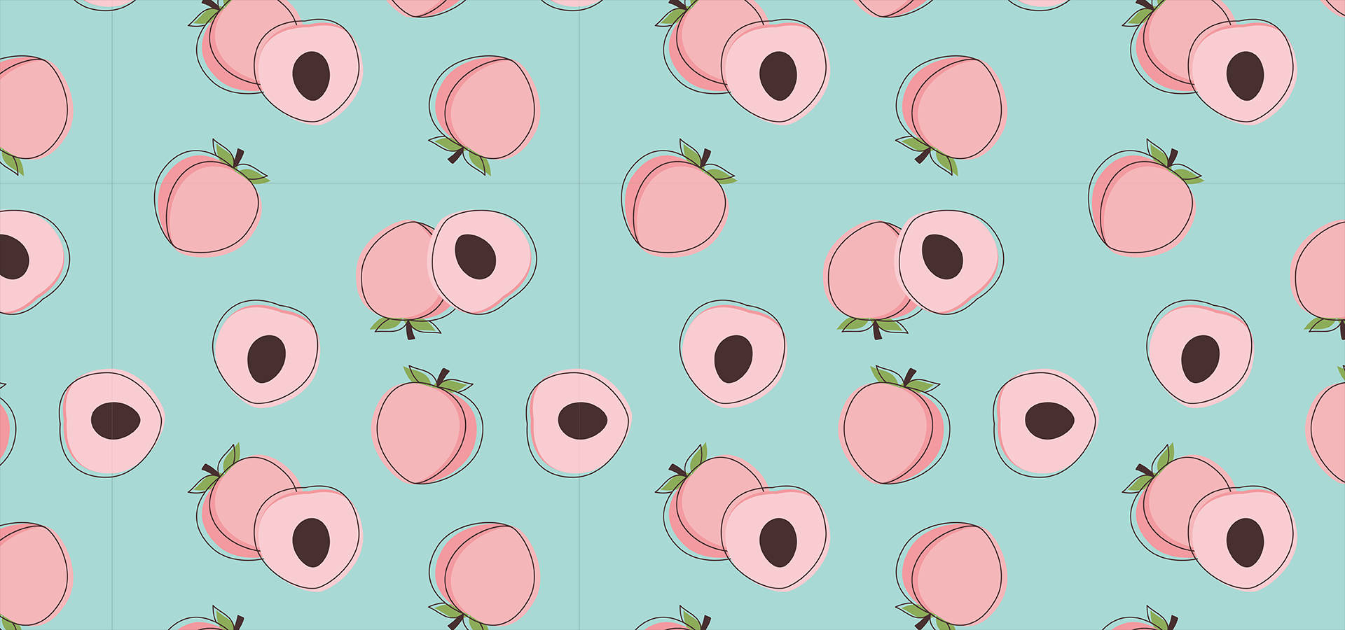 Kukuza Utafauti wa Peach - Sahabati wa Laptop ya Aesthetic Picha ya Ukuta