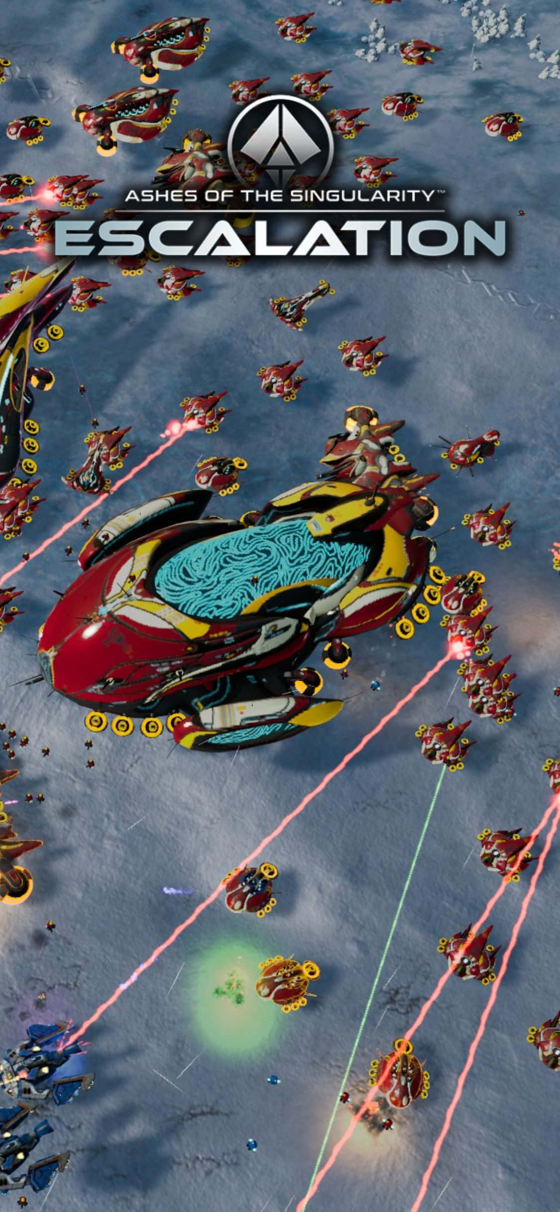 Kukuza uzoefu wako wa michezo ya kubahatisha na iPhone X na Ashes of the Singularity Escalation Picha ya Ukuta