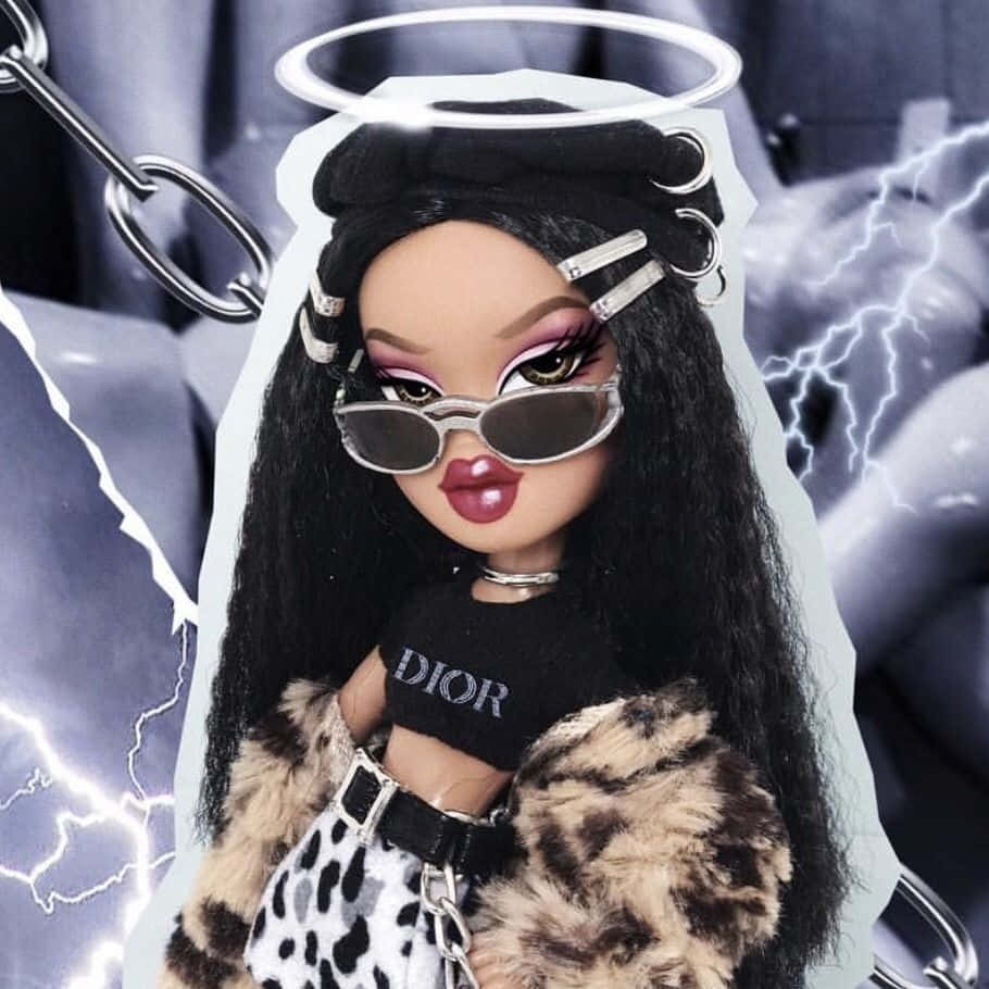 Kumbatia Mtindo Wako wa Ndani - Mandhari ya Doli za Bratz Picha ya Ukuta