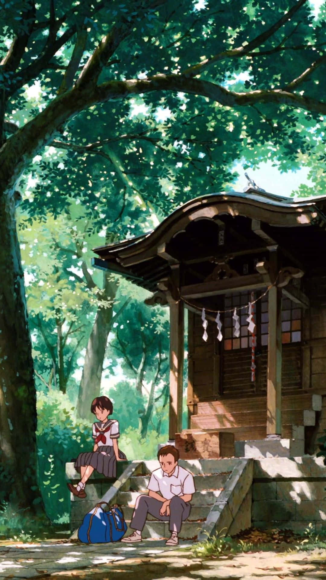Kumbatia Safari Yako ya Ndani na Jitayarishe Kugundua Ulimwengu wa Kichawi wa Studio Ghibli kwa Simu ya Ghibli Picha ya Ukuta