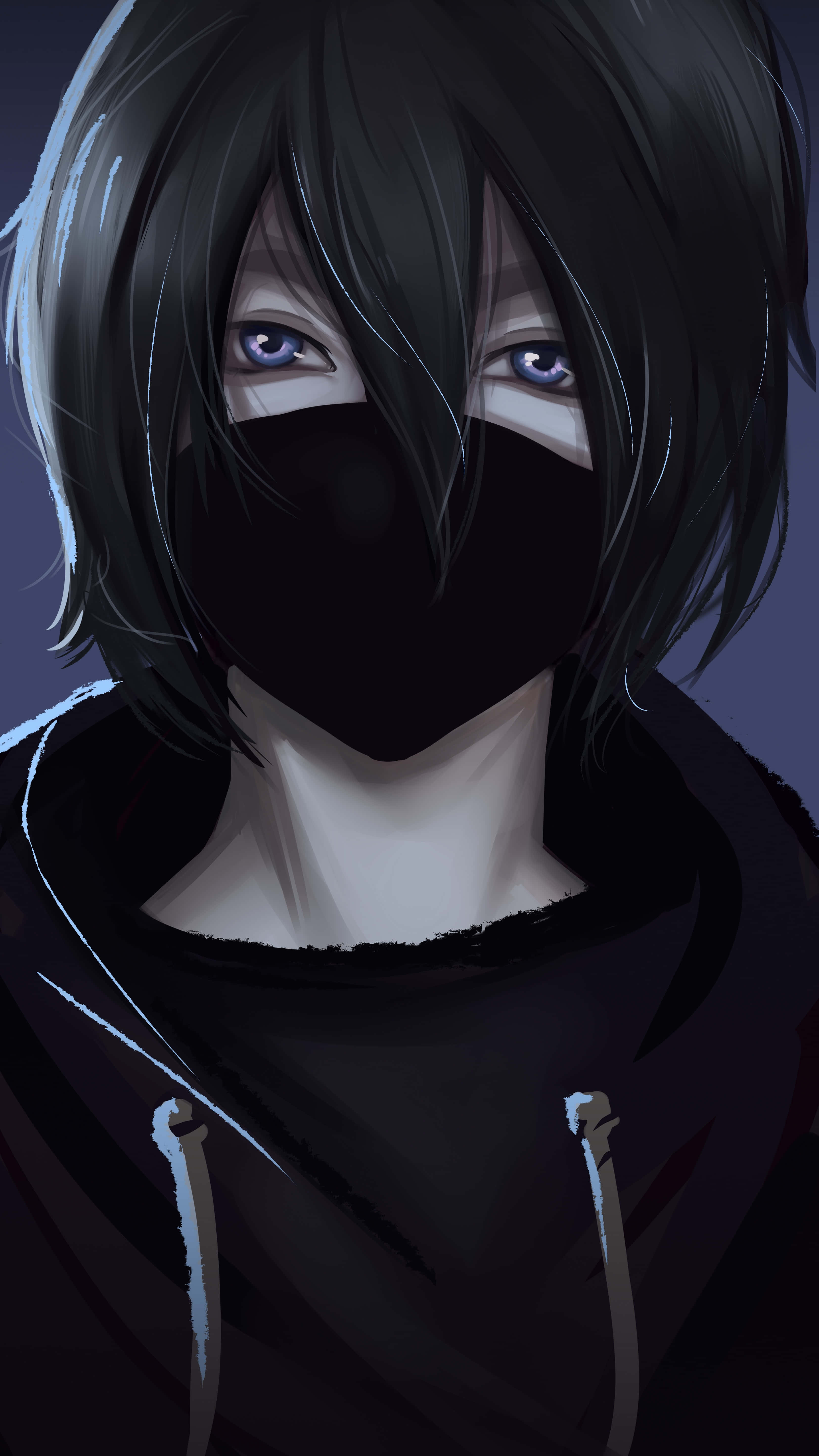 Kumbatia Shujaa Wako wa Ndani - Black Anime Picha ya Ukuta