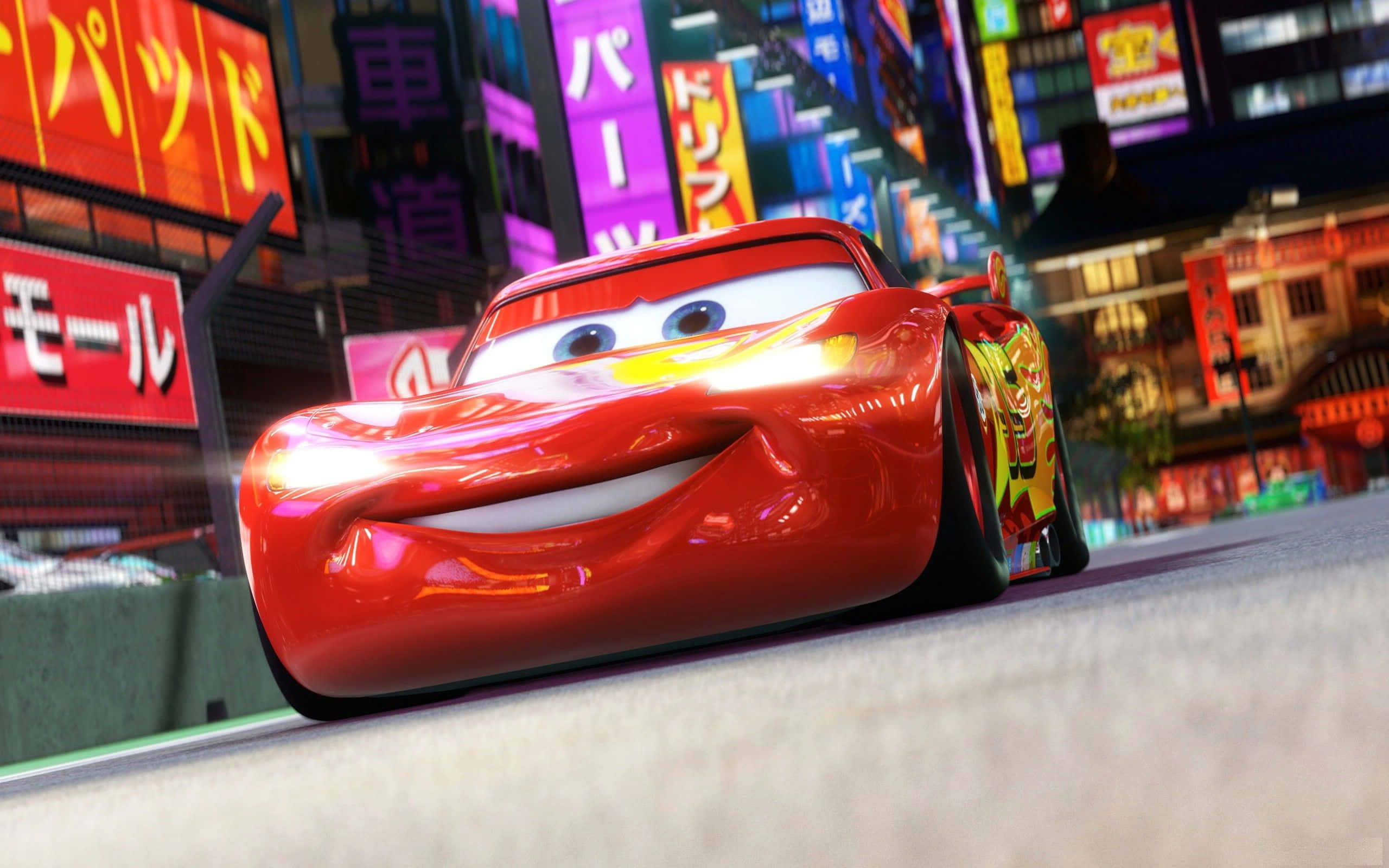 Kumbuka Matukio ya Kuvutia ya Cars 2 Picha ya Ukuta