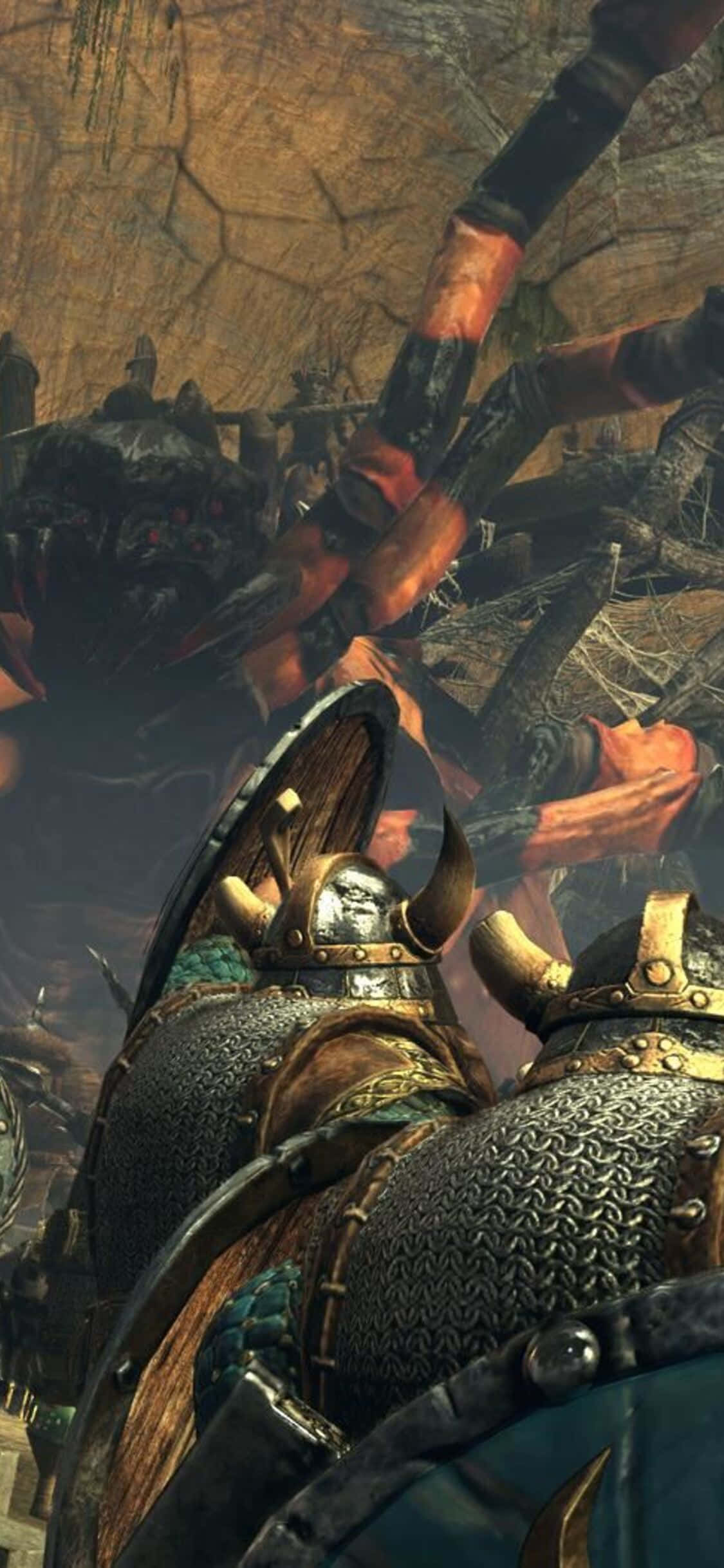 Kumbuka Total War Warhammer wakati wa safari na iPhone X Picha ya Ukuta