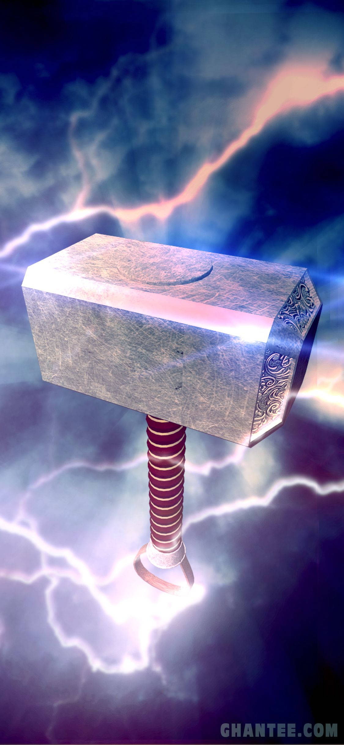 Kupiga na Nguvu za Thor Picha ya Ukuta