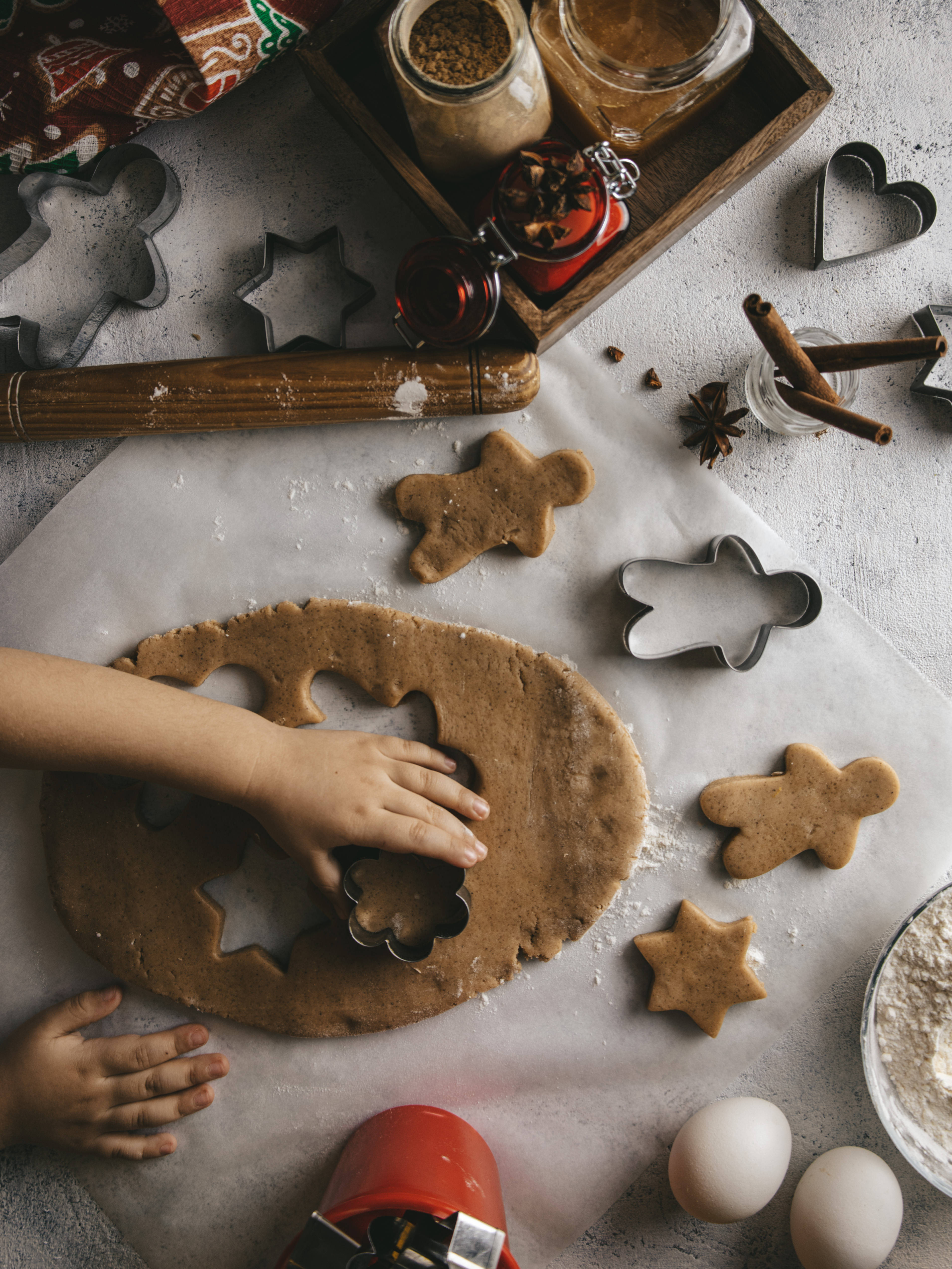 Kupika Kuki za Gingerbread Picha ya Ukuta