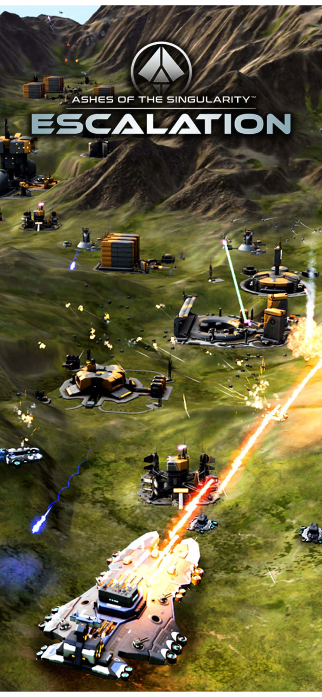 Kurudia hatua zaidi na iPhone X & Ashes Of The Singularity Escalation Picha ya Ukuta