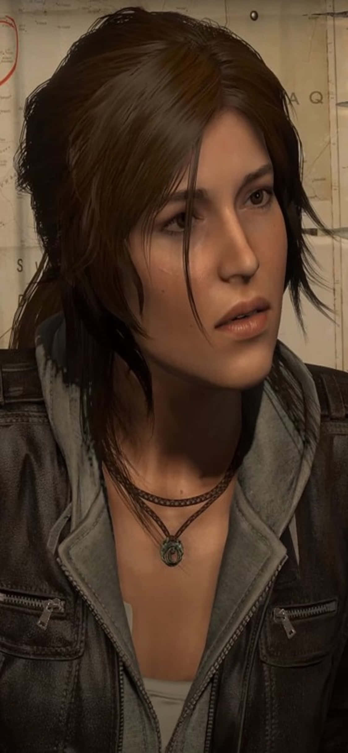 Kusaidia ardhi ya kusaidia ya Shadow Of The Tomb Raider kwenye iPhone X yako Picha ya Ukuta