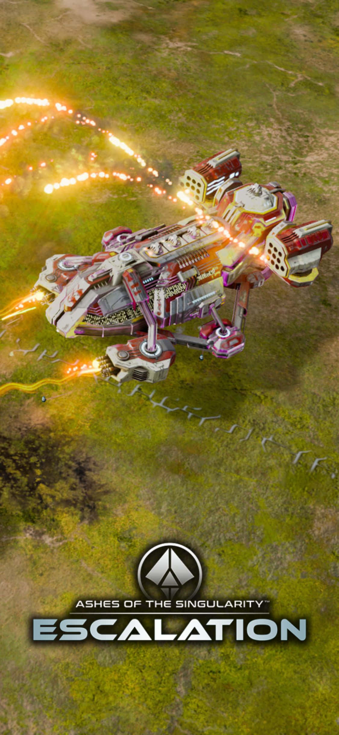 Kusaidia kukumbatia uzoefu wa michezo ya kubahatisha na iPhone X na Ashes Of The Singularity Escalation. Picha ya Ukuta