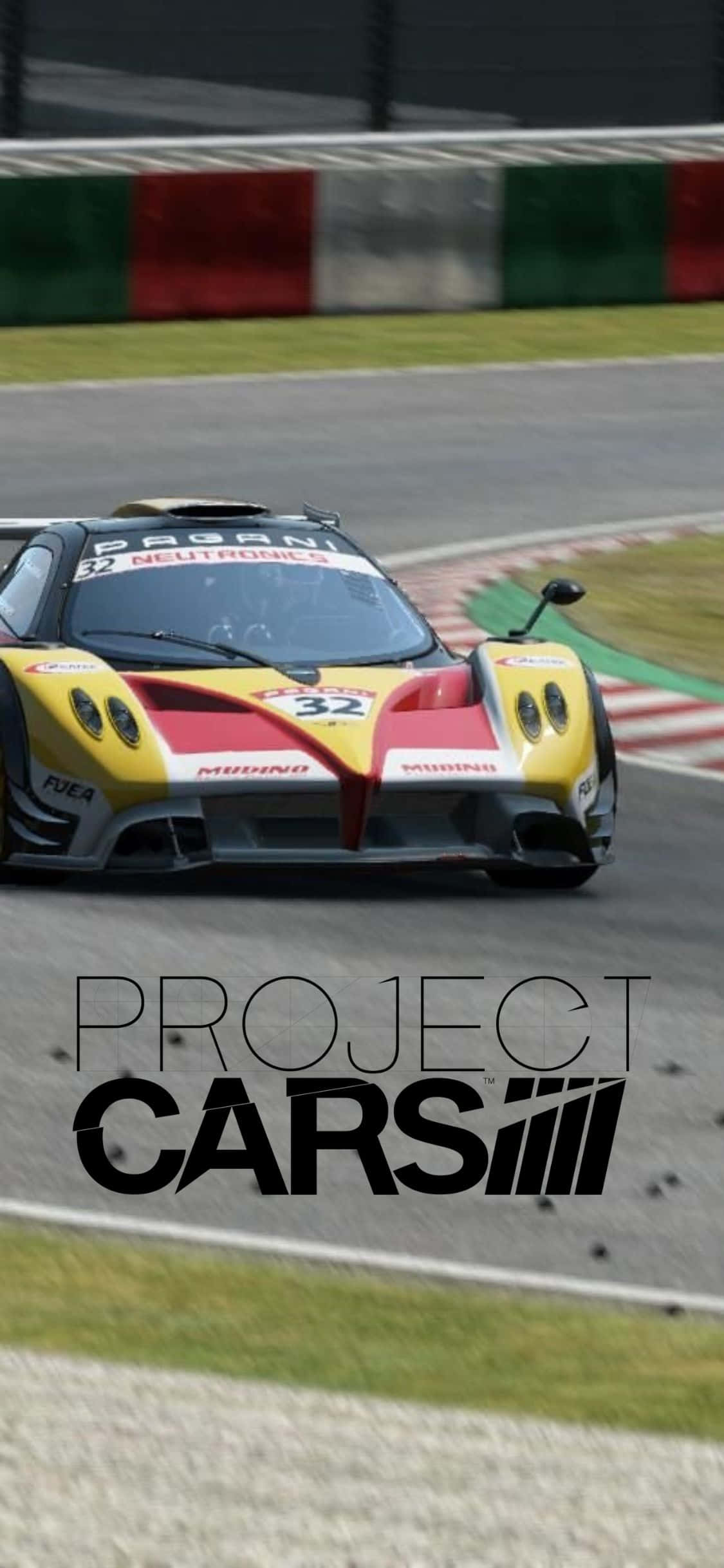 Kusaidia kukumbatia uzoefu wa michezo ya kubahatisha na iPhone Xs Project Cars Picha ya Ukuta