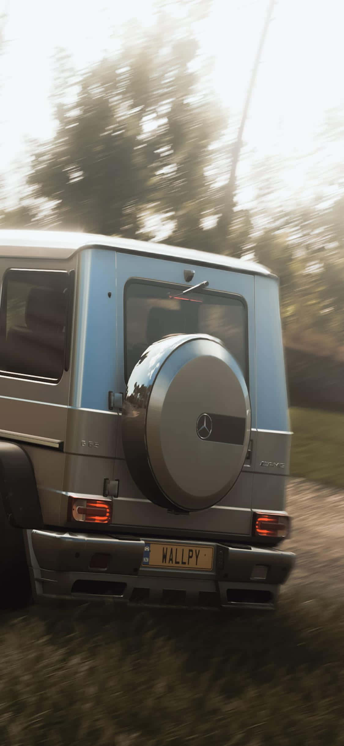 Kusaidia kusisimua wa kusafiri nje na iPhone Xs na Forza Horizon 4 Picha ya Ukuta