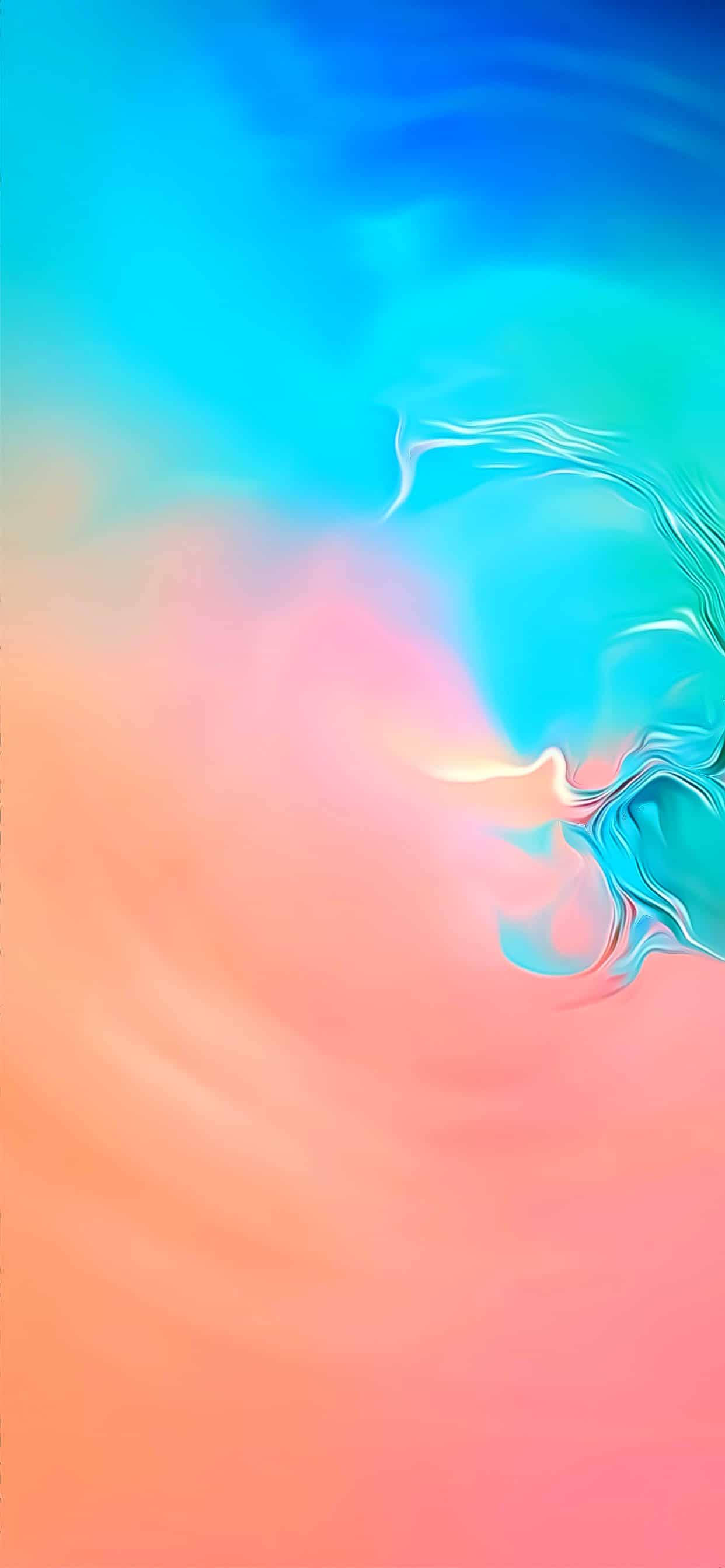 Kusaidia Rangi na Samsung Galaxy S10 Picha ya Ukuta