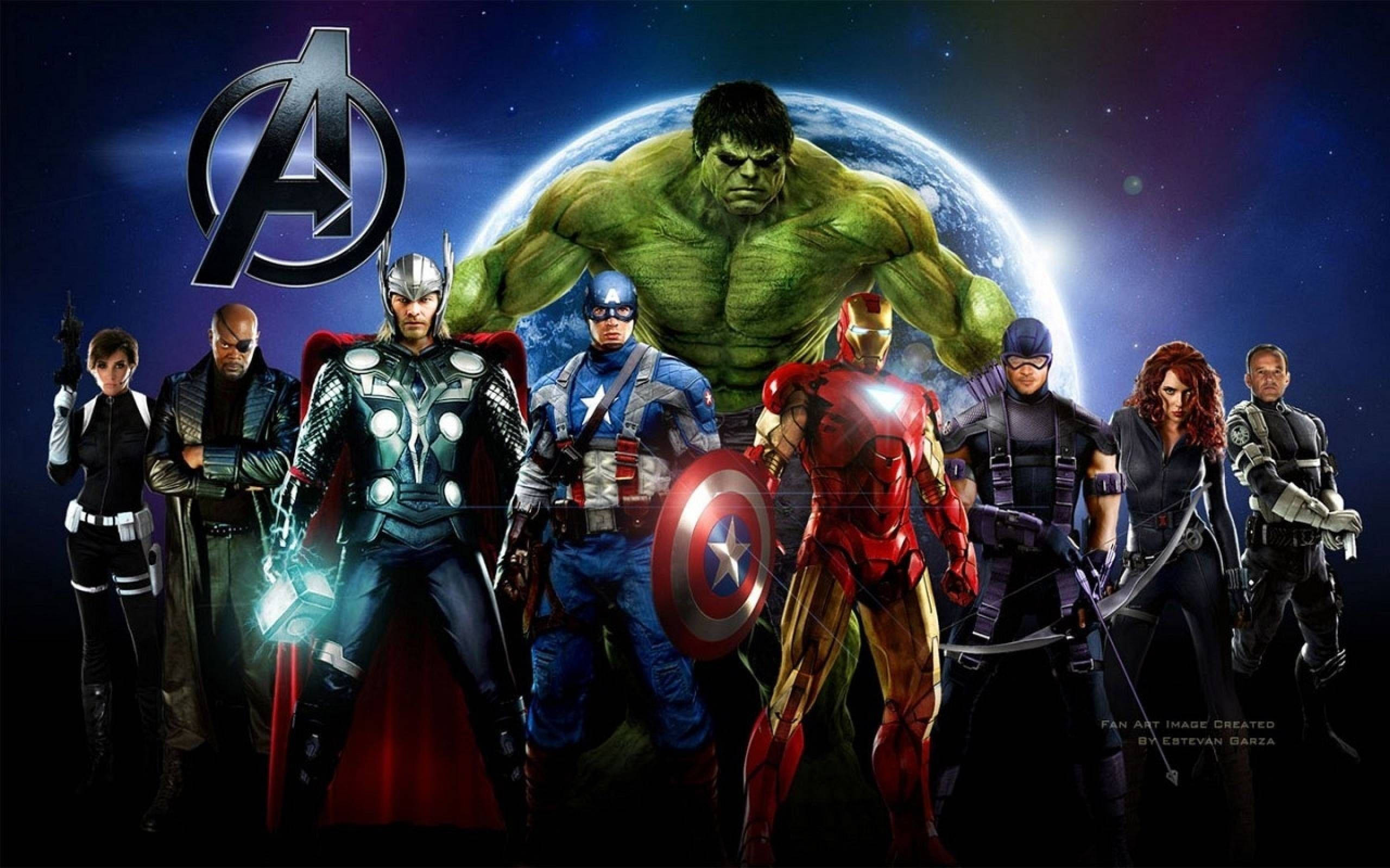 Kusanya Mashujaa Wako wa Marvel Wanaopenda! Picha ya Ukuta