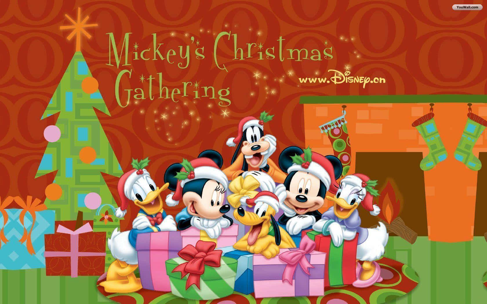 Kusherehekea Krismasi na watu wako wa Disney ujao! Picha ya Ukuta