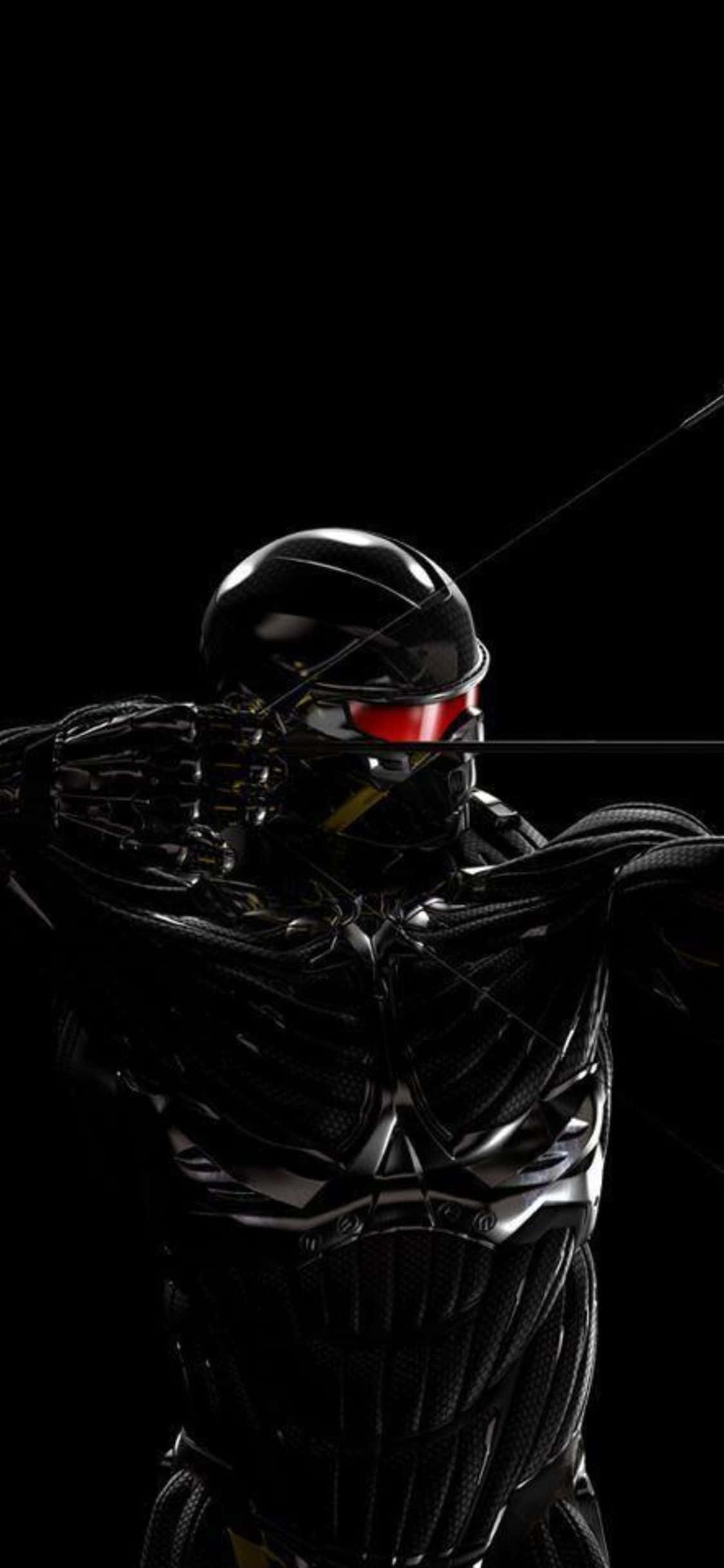 Kushinda adui katika Crysis 3 ukitumia nguvu ya iPhone X Picha ya Ukuta