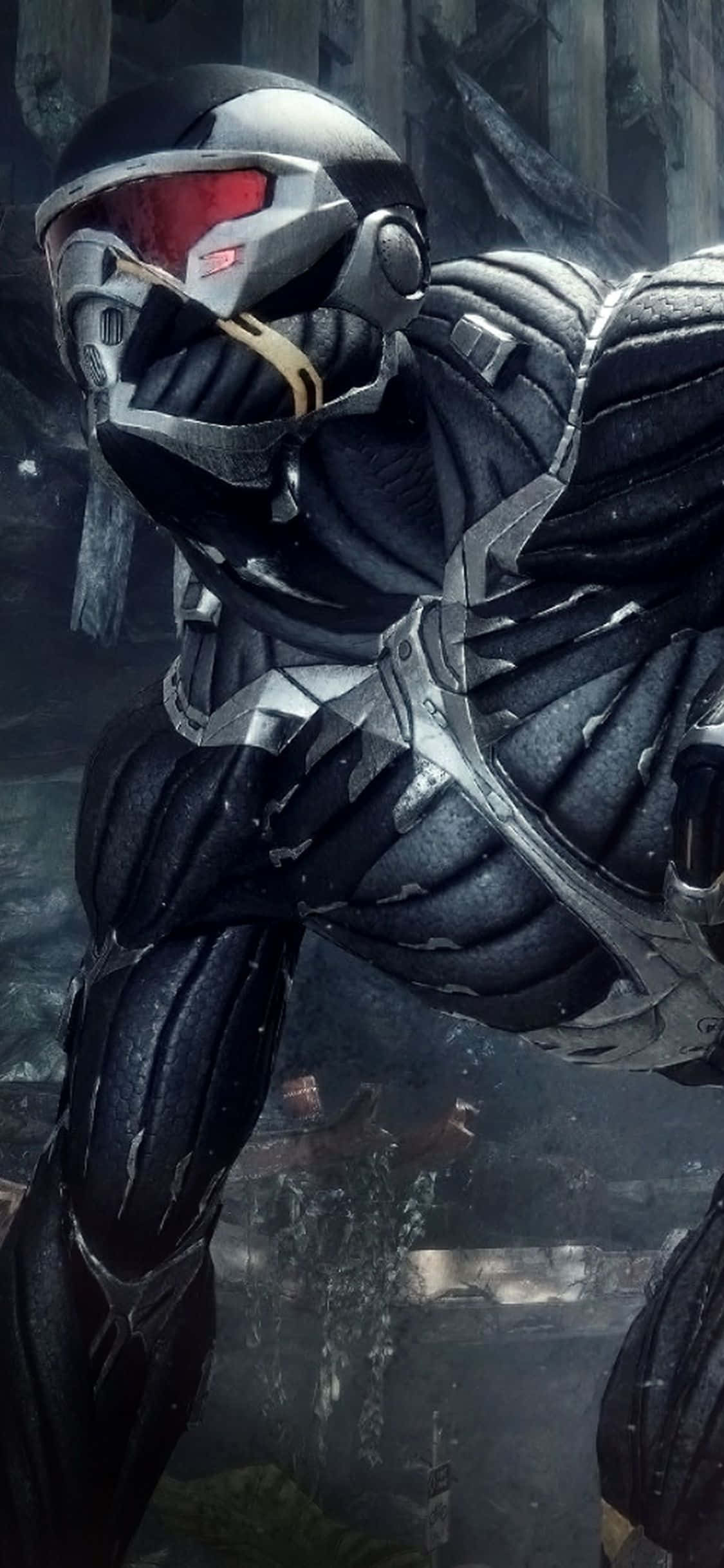 Kushinda dunia yako na iPhone X na Crysis 3 Picha ya Ukuta