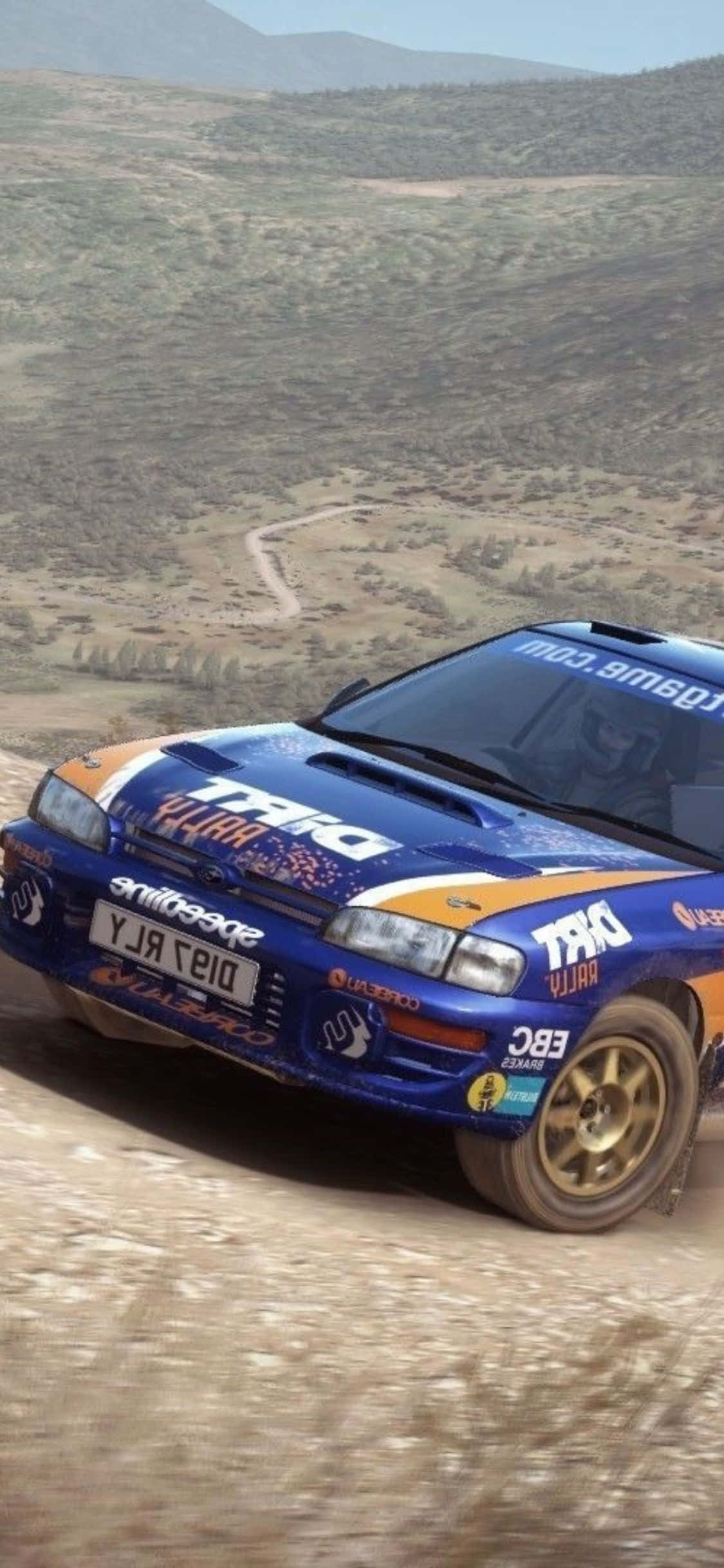Kushinda Kozi na iPhone Xs Dirt Rally Picha ya Ukuta