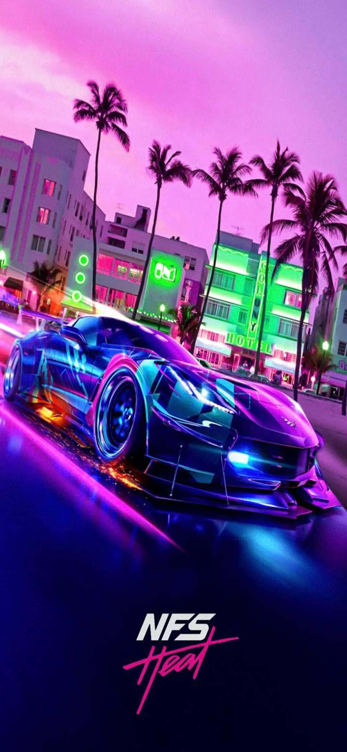 Kushinda Mwendo na Need for Speed Heat Picha ya Ukuta