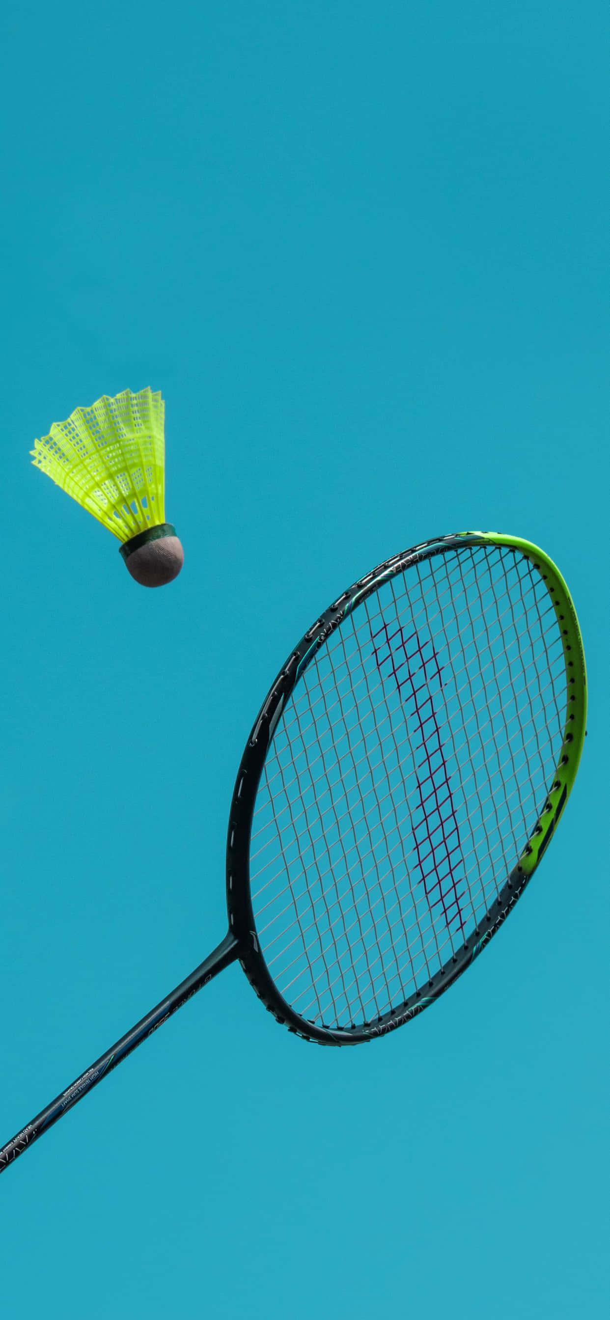 Kushindana katika Teknolojia ya Hivi Karibuni: iPhone Xs Max na Badminton Picha ya Ukuta