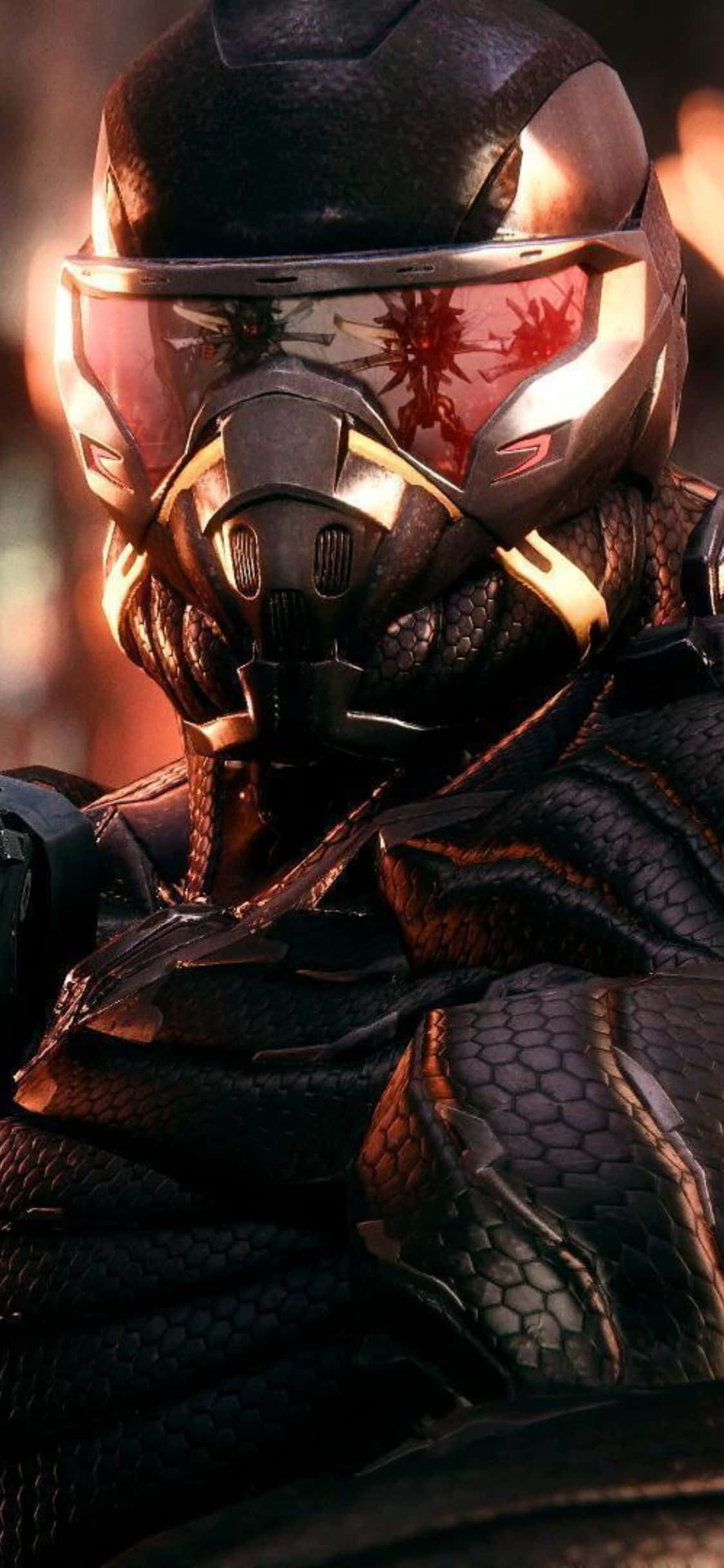 Kushuhudia iPhone X ikitumia Crysis 3 Picha ya Ukuta