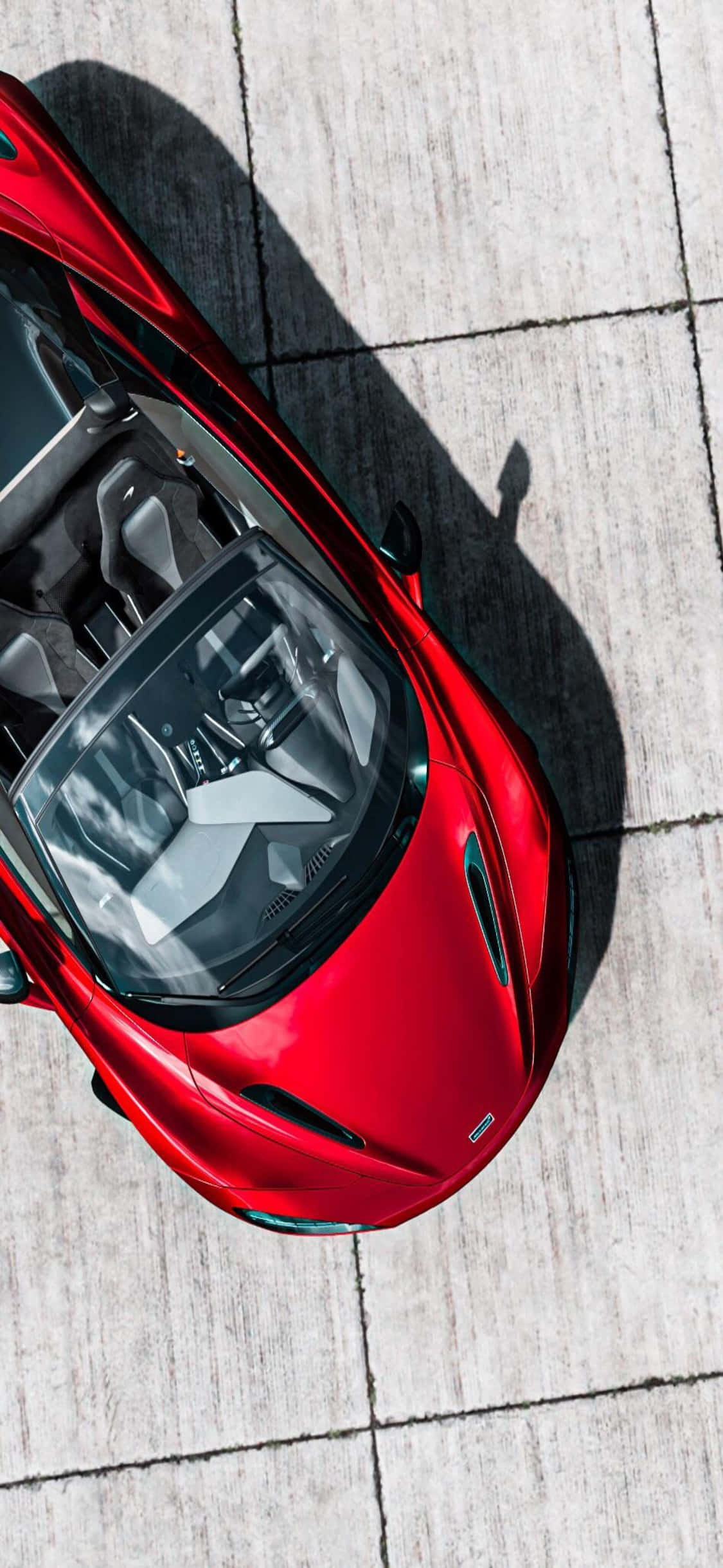 Kusifu Mwonekano wa Kisasa wa iPhone X Mclaren 720s Picha ya Ukuta