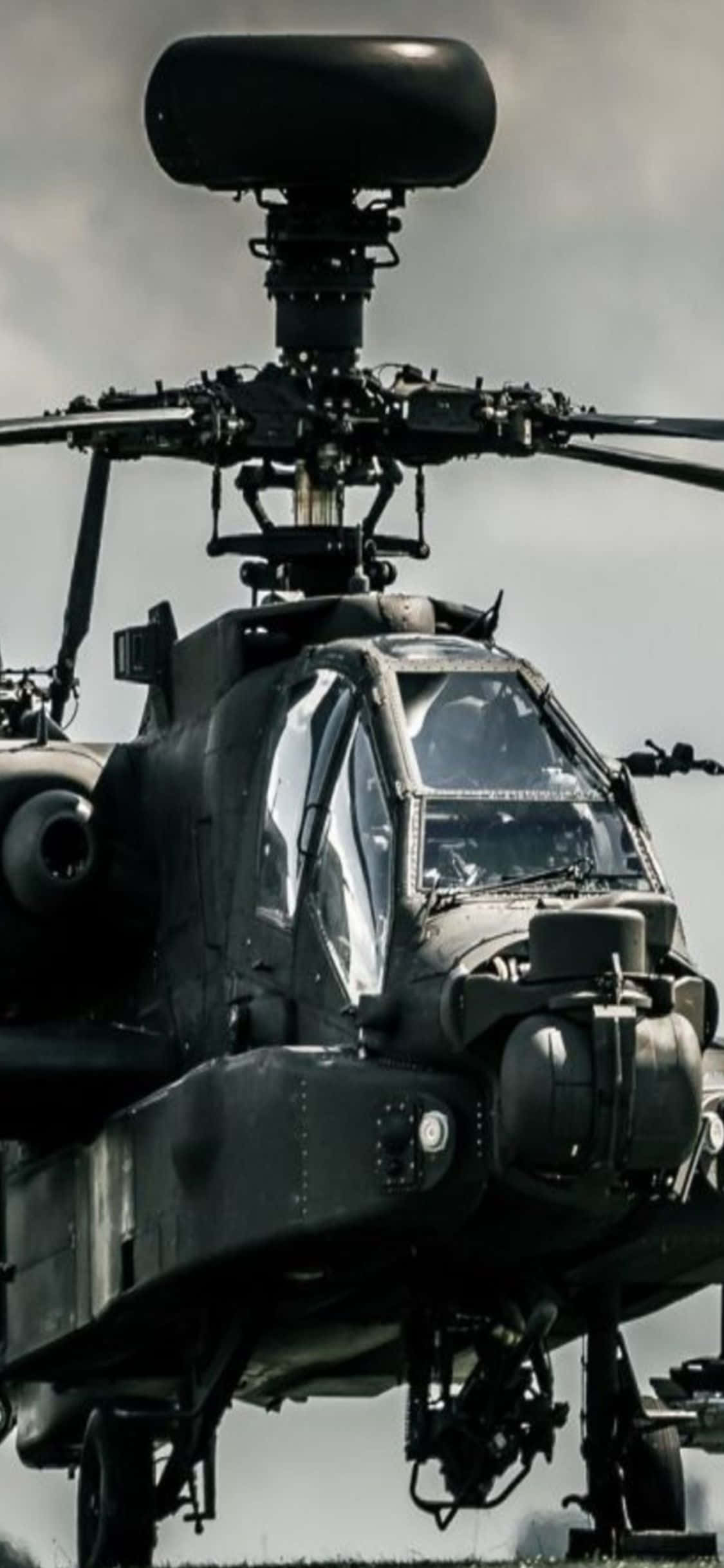 Kusikia Juu ya Dunia na Helikopta za iPhone Xs Picha ya Ukuta