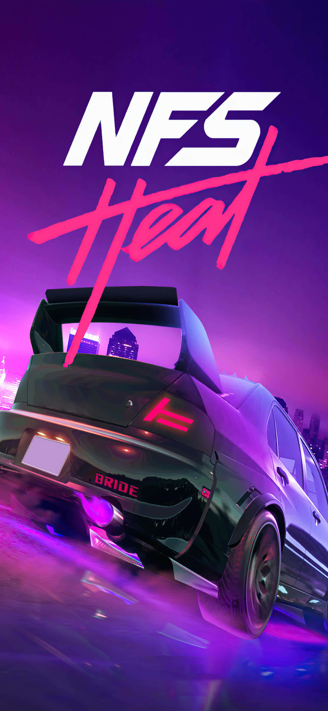 Kushuhudia Mwendo na Adrenalini ya Need for Speed Heat kwenye iPhone Xs yako! Picha ya Ukuta