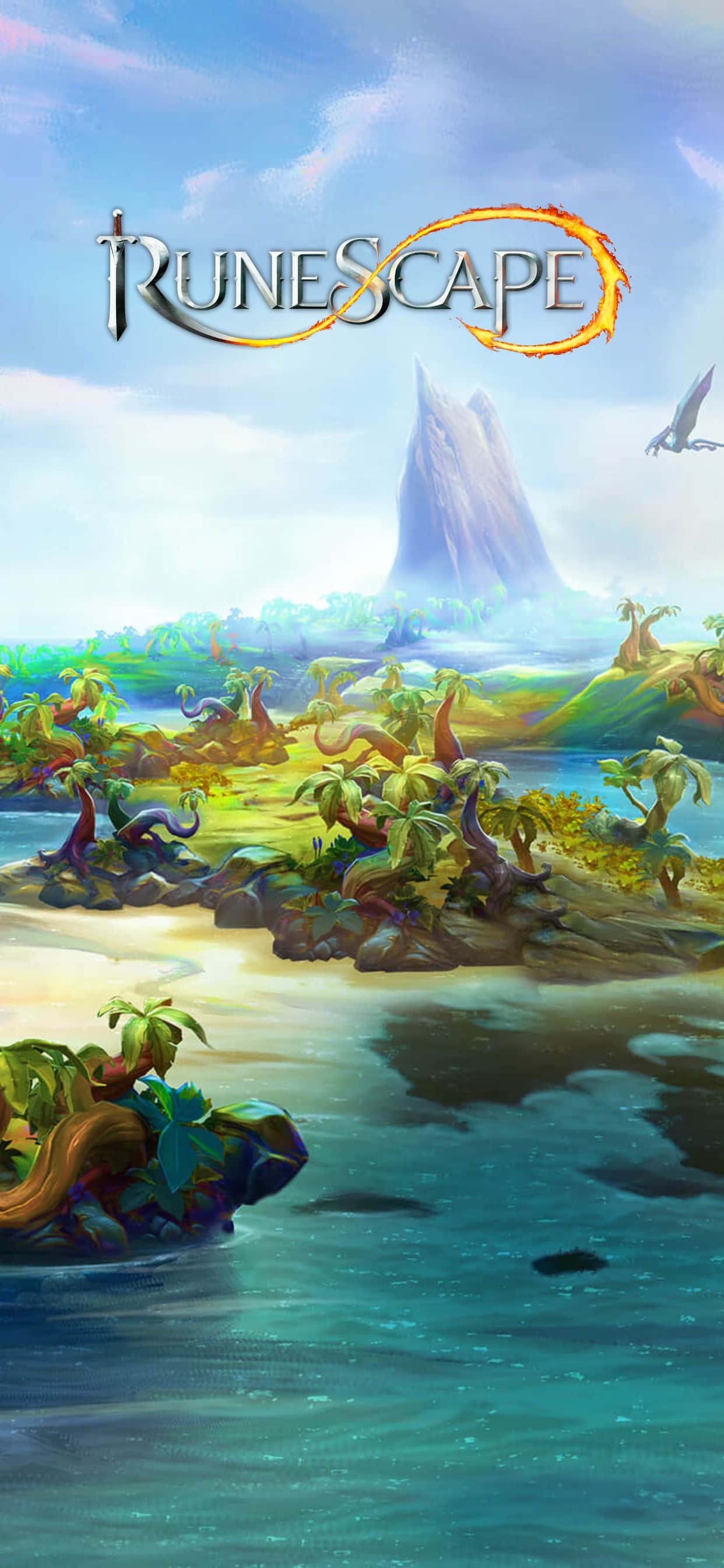 Kufurahia Safari ya Ajabu ya Runescape na iPhone Xs Max Picha ya Ukuta