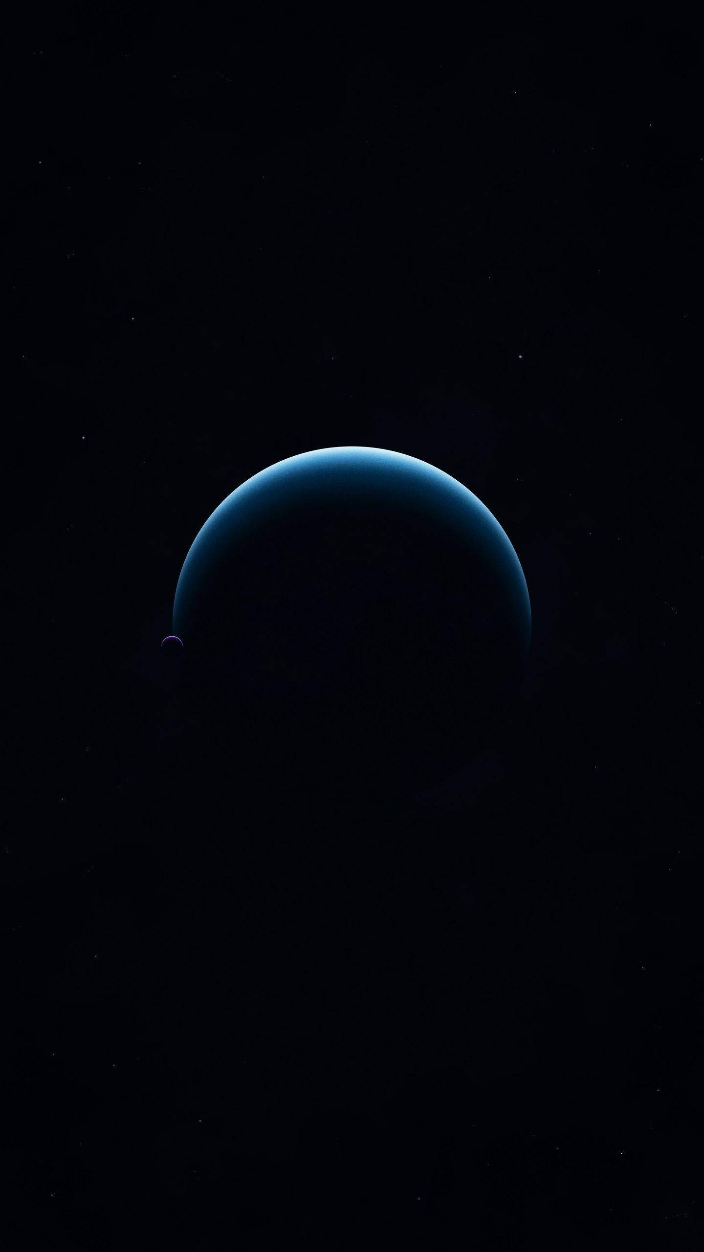 Kusufu wa AMOLED wa Samawati Picha ya Ukuta