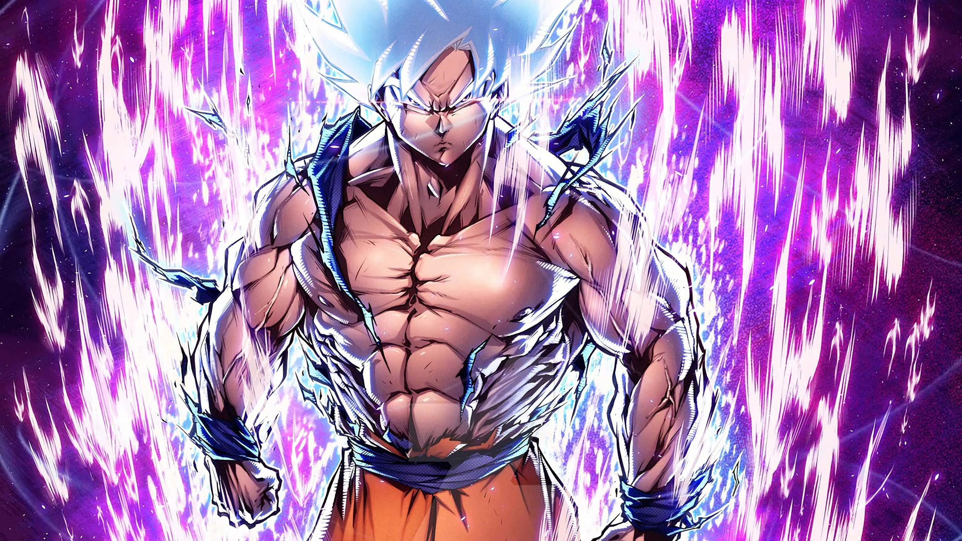 Kutolea Nguvu Yako ya Ndani na Goku Ultra Instinct Picha ya Ukuta