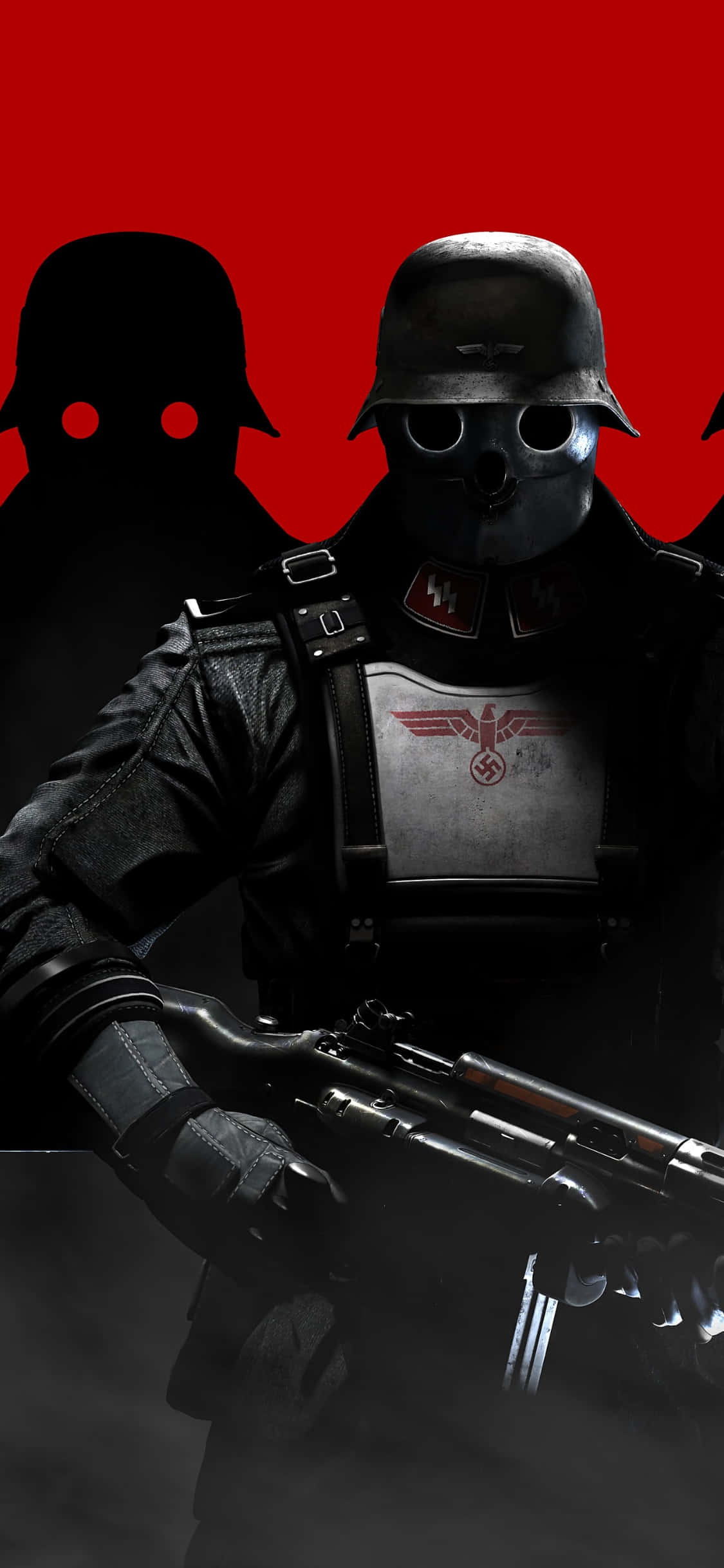 Kutumia Nguvu ya iPhone Xs katika Wolfenstein II Picha ya Ukuta