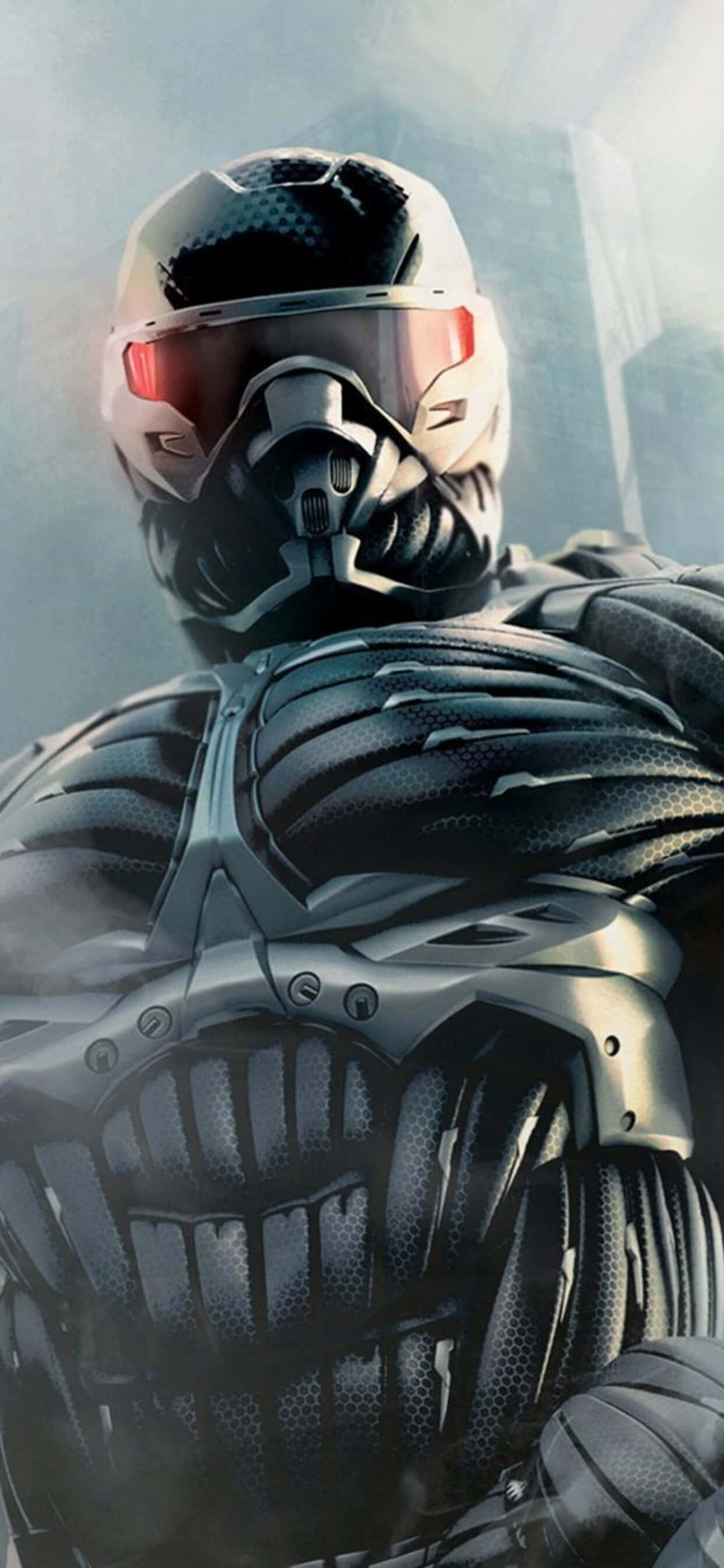 Kuvuta Kichwa na iPhone Xs Max Crysis Warhead Picha ya Ukuta