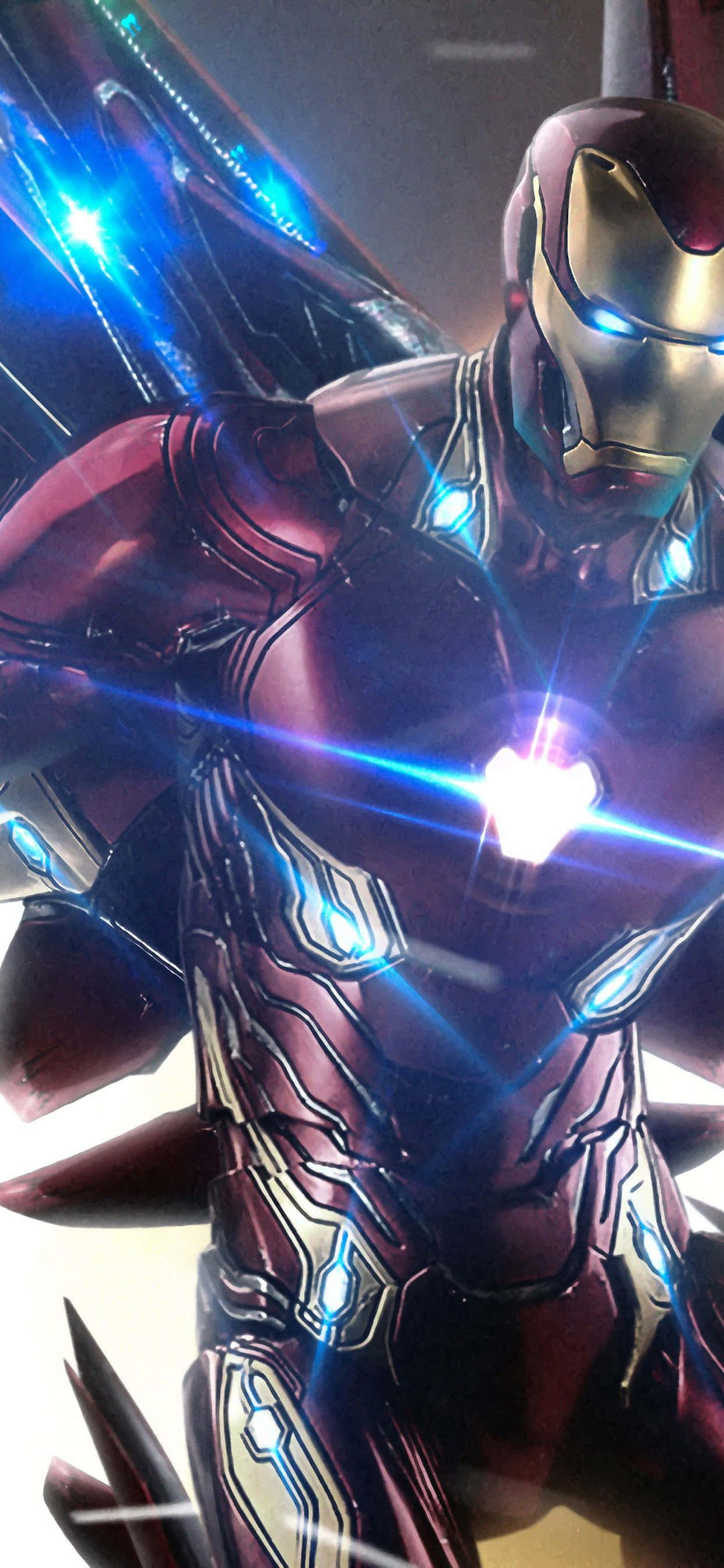 Kwa mfano wa bilionea mwenye mwendo wa kifarisi na mwenye kutoa sadaqah na toleo la Iron Man la iPhone X. Picha ya Ukuta