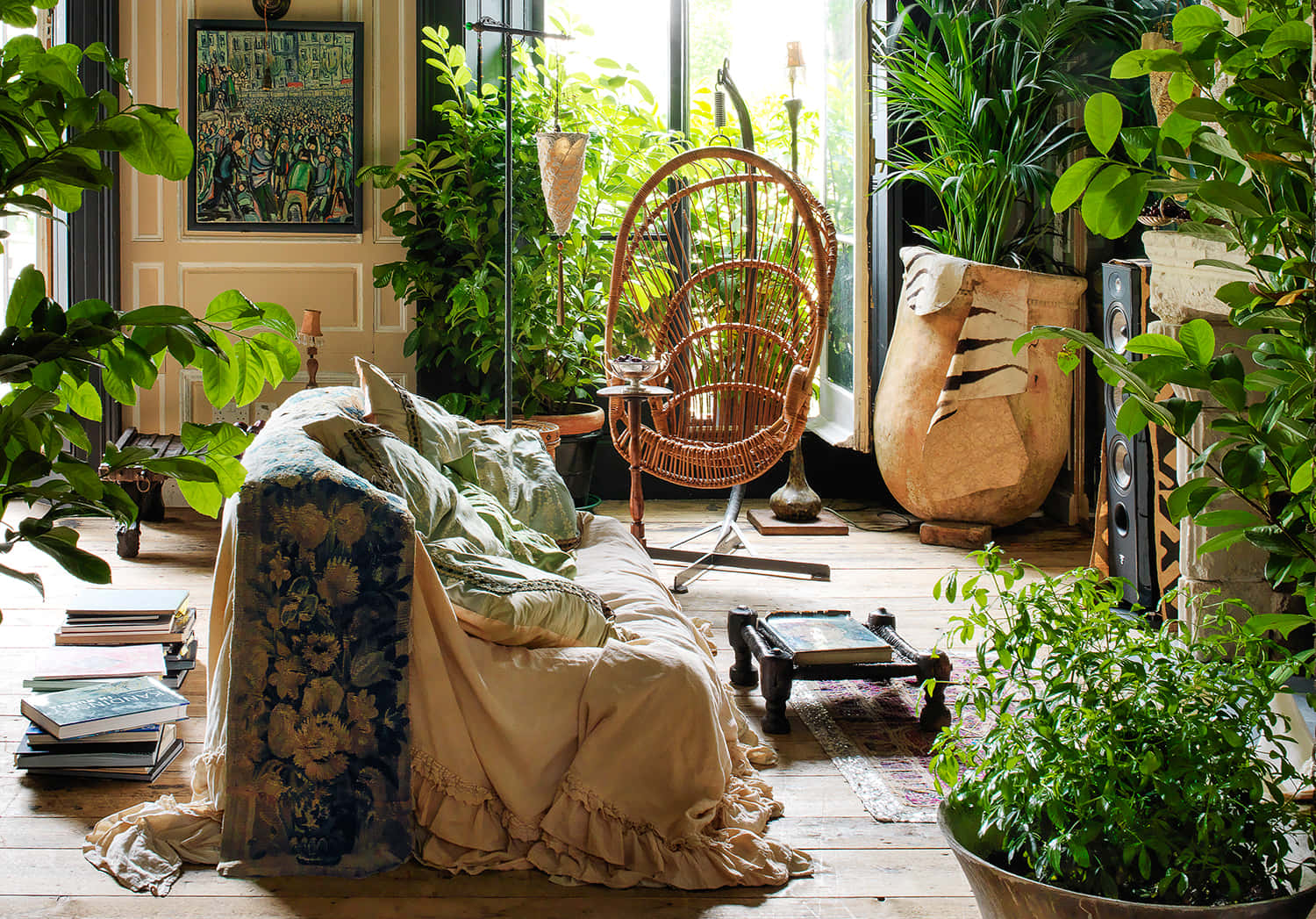Kuwa maridadi na starehe kwa Aesthetic Boho. Picha ya Ukuta