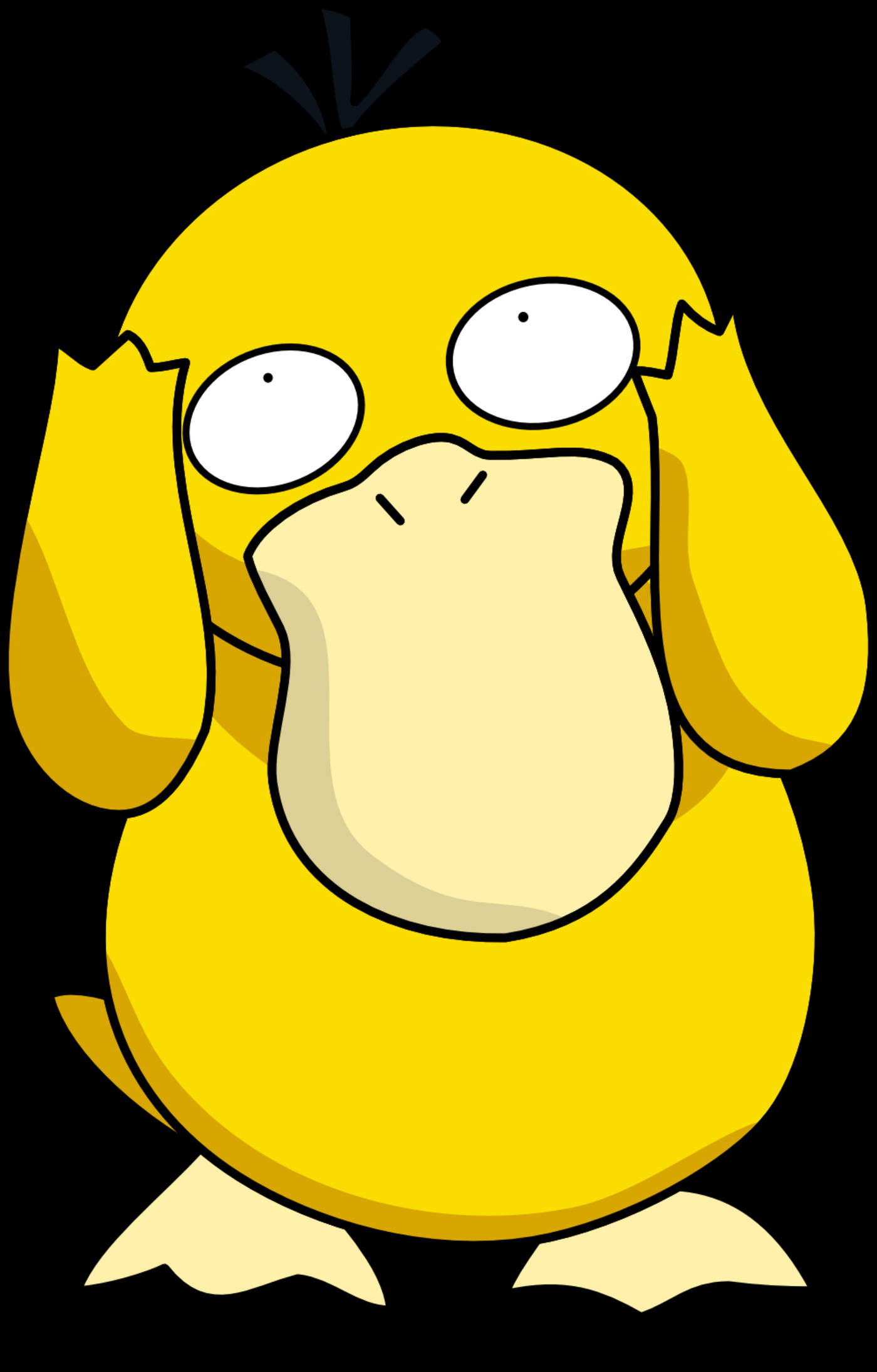 "Kuwa Mchekeshaji Kama Psyduck!" Picha ya Ukuta