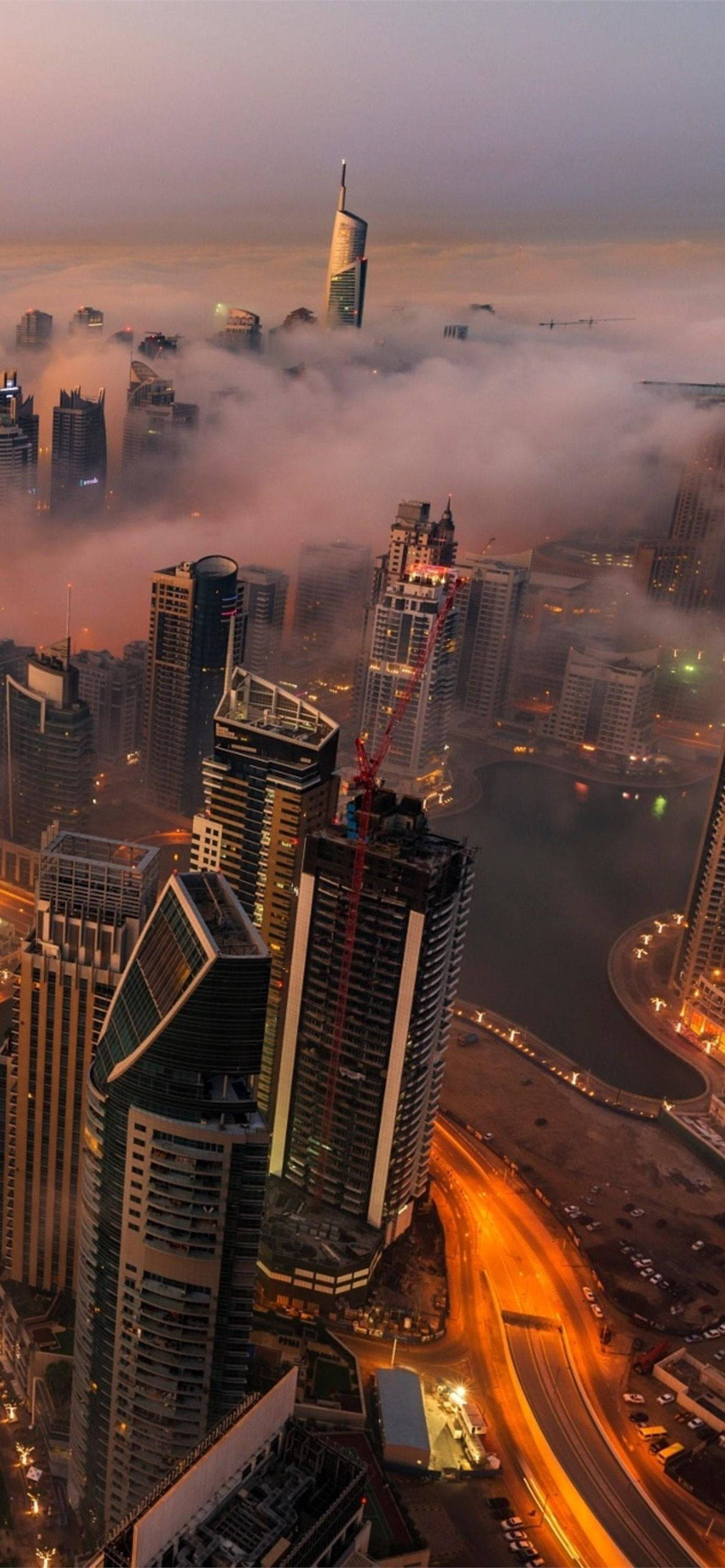 Kuwait Aerial View Photograph Picha ya Ukuta