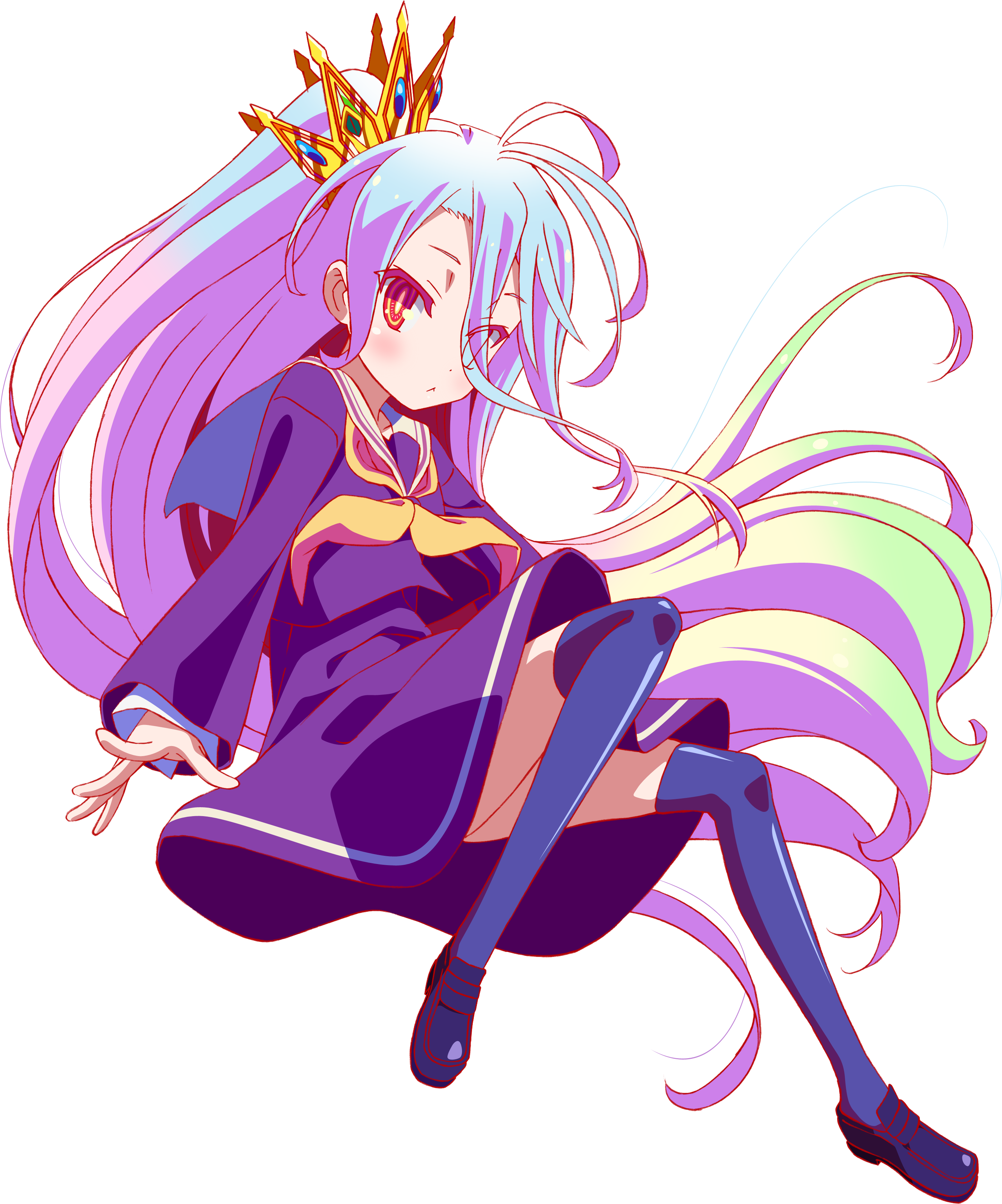 Kuwasilisha No Game No Life; mchezo kwa wote Picha ya Ukuta
