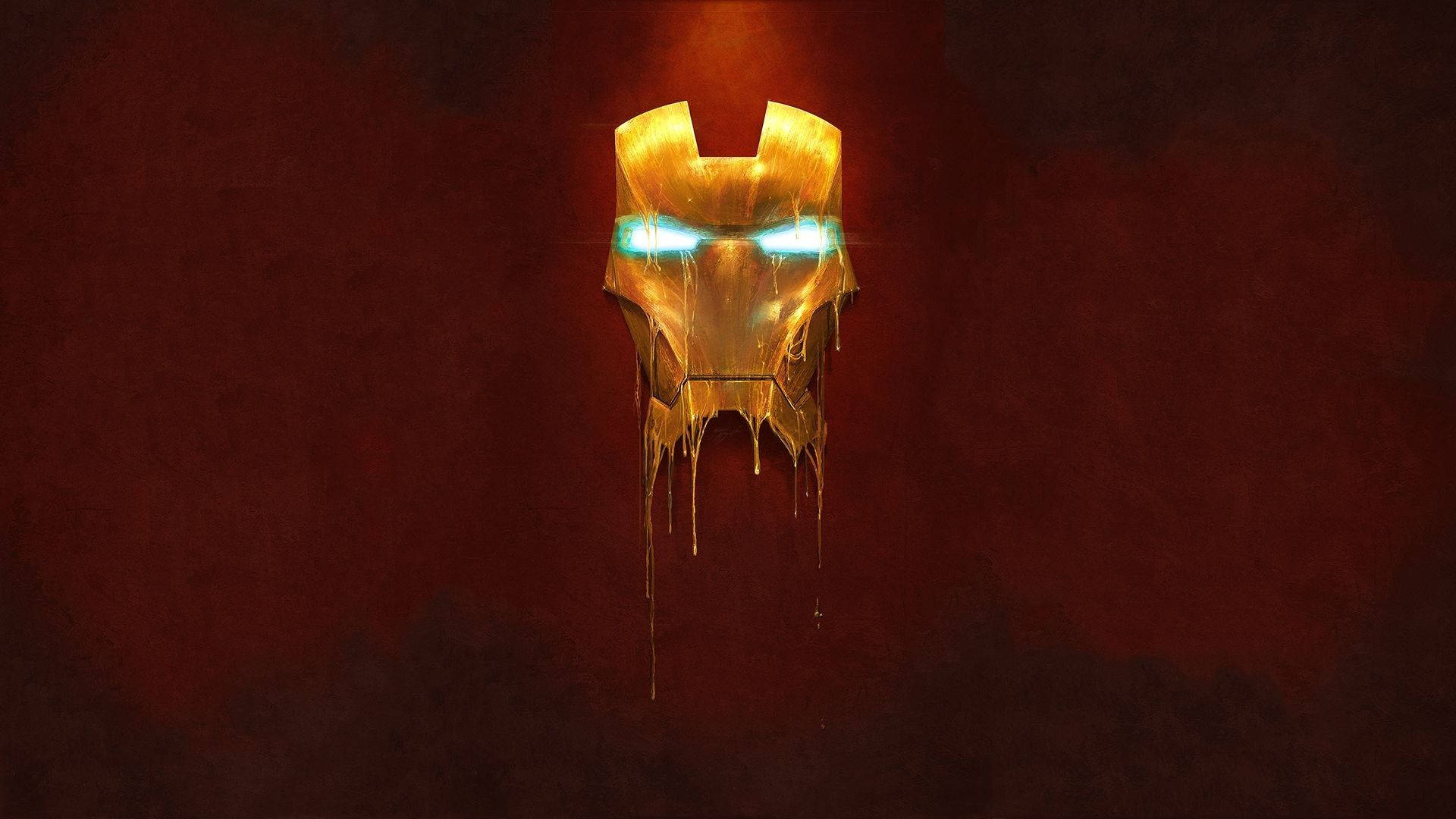 Kuyeyuka kwa Kinyago cha Iron Man Picha ya Ukuta