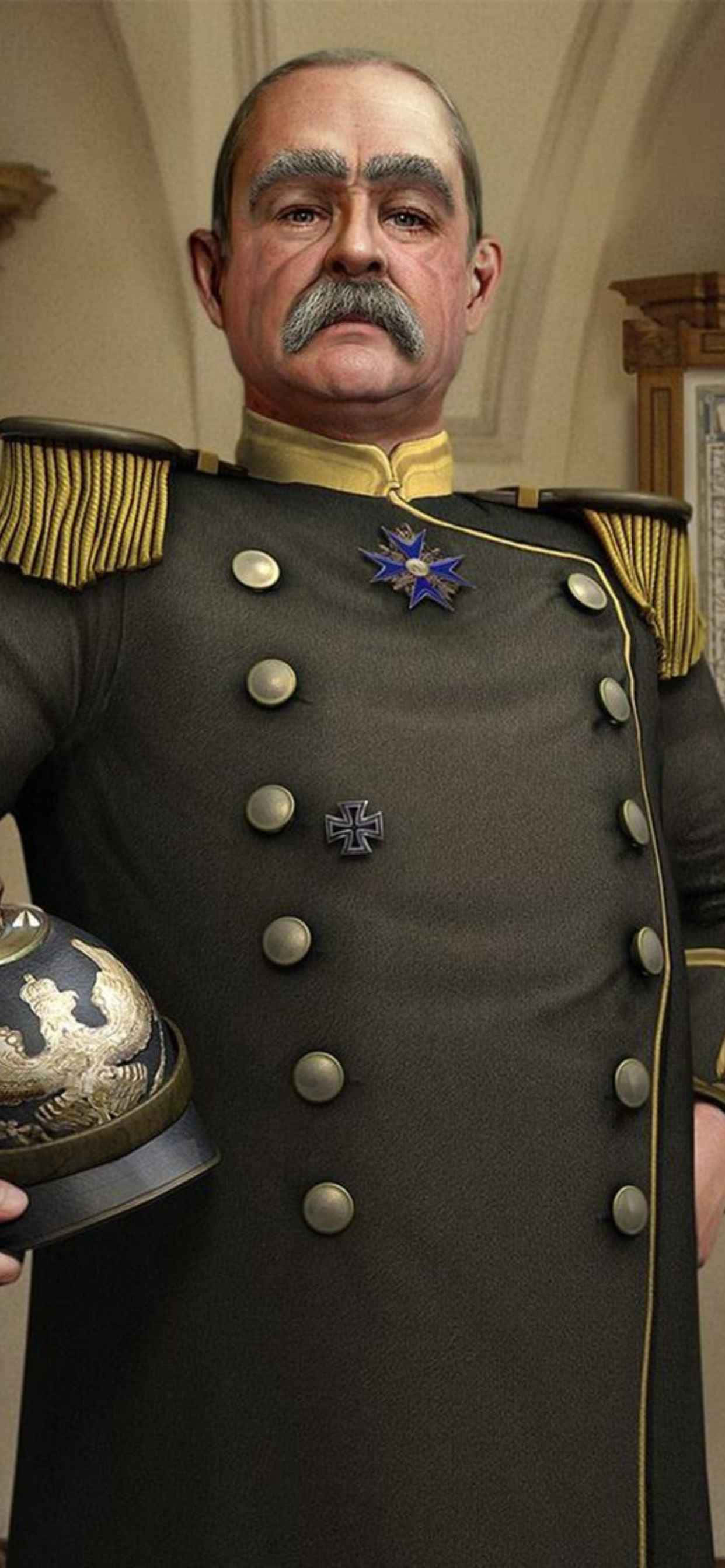 Kuzama katika dunia ya kuvutia na iPhone Xs Max Civilization V Picha ya Ukuta