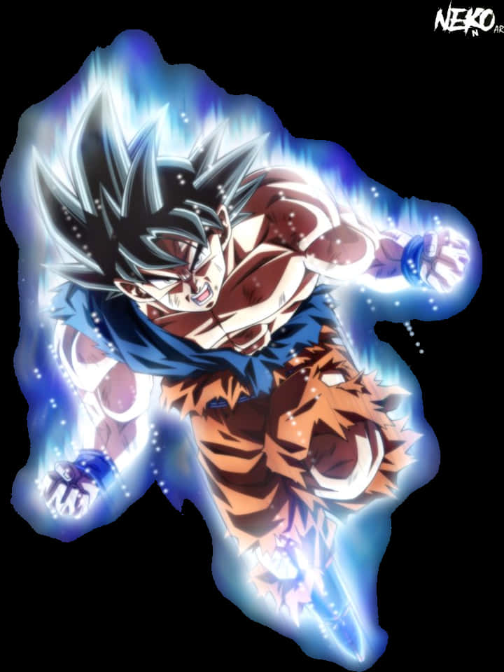 Kuzidisha Nguvu ya Goku Ultra Instinct Picha ya Ukuta