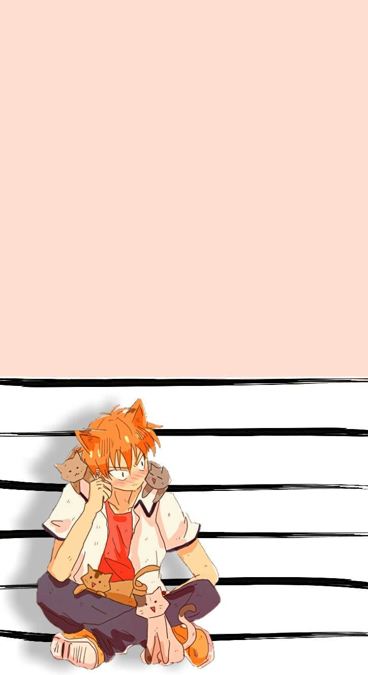 Kyo Pamoja na Paka Fruits Basket 2019 Picha ya Ukuta