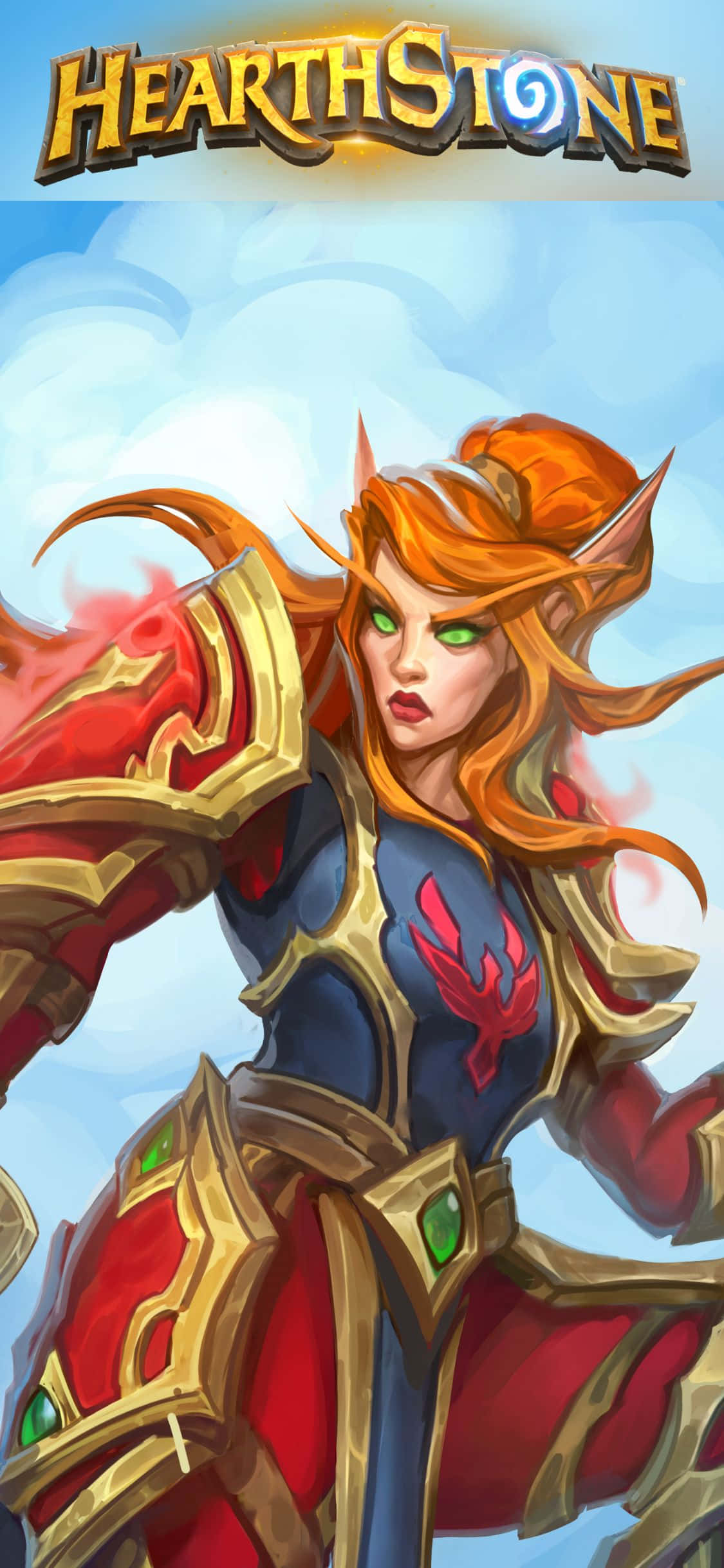 Lady Liadrin Skin iPhone XS Hearthstone Background Picha ya Ukuta