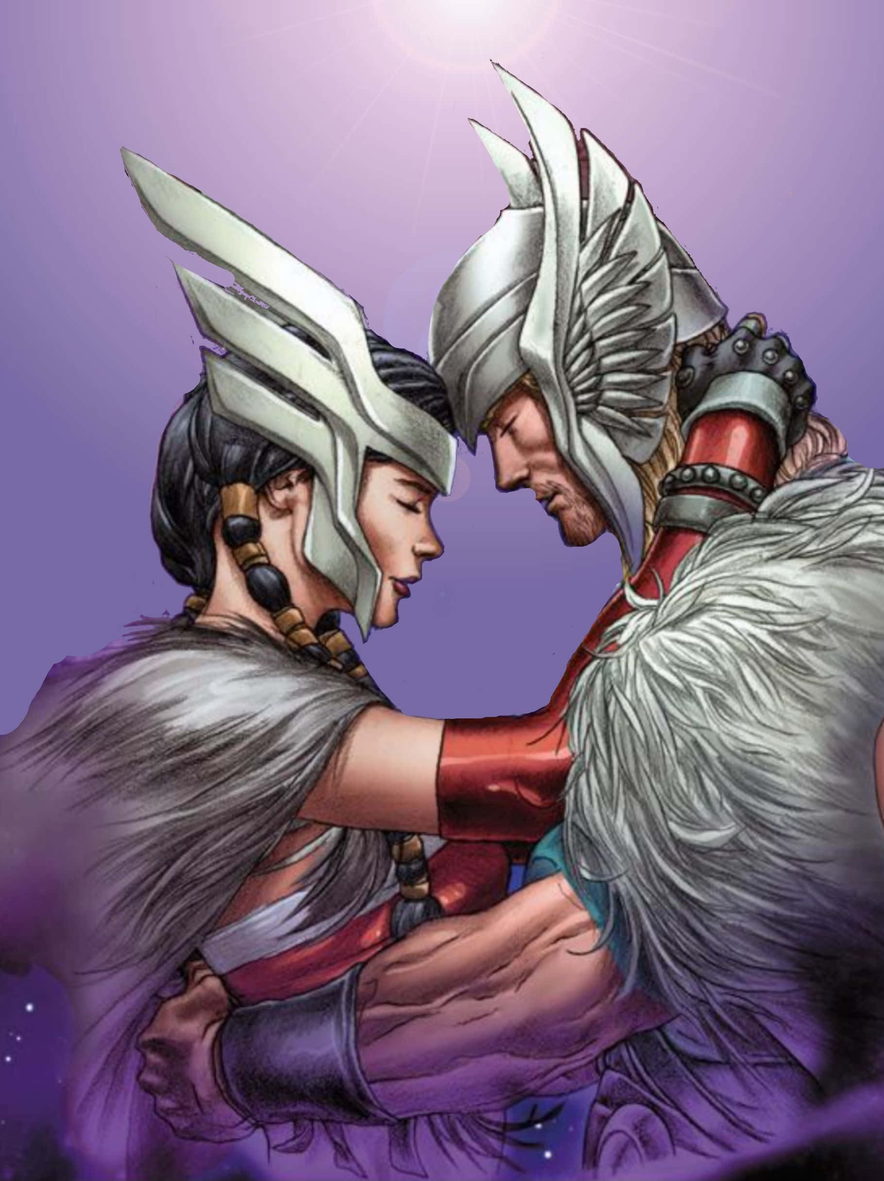 Lady Sif Inachukua Uzito kwenye Misheni Picha ya Ukuta