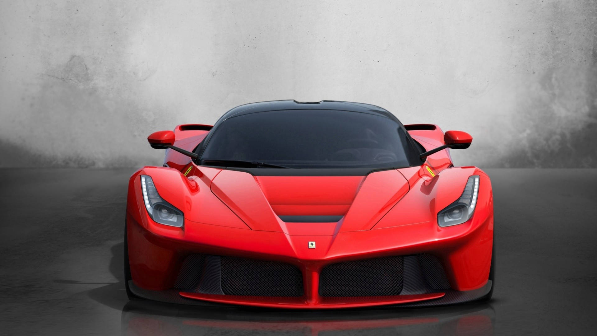 LaFerrari Nyekundu yenye Nguvu Picha ya Ukuta