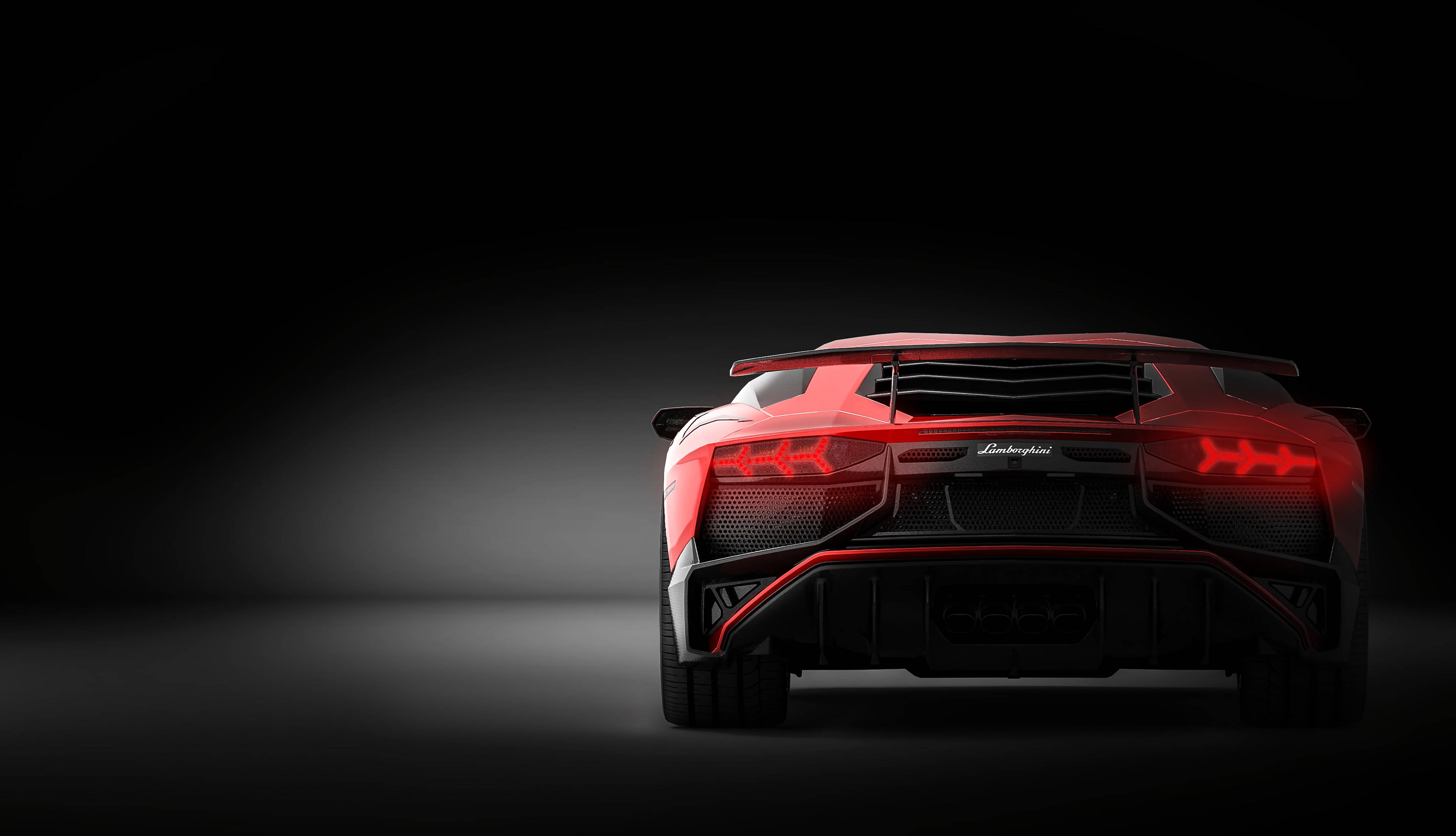 Lamborghini Aventador LP 700-4 Nyekundu Picha ya Ukuta