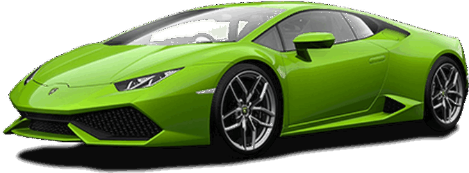 Lamborghini Huracan Evo ya Kijani Mwonekano wa Upande Picha ya Ukuta