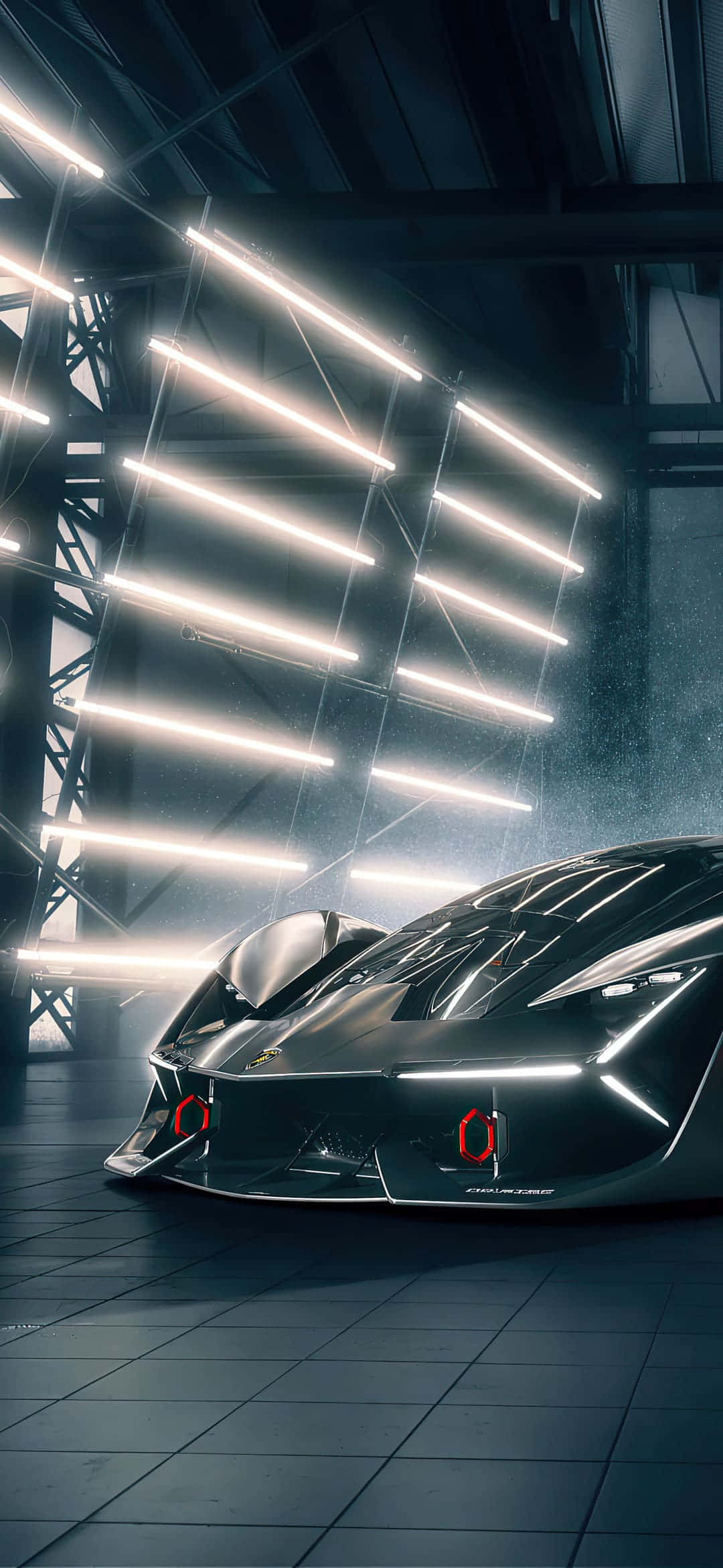 Lamborghini na Pixel 3xl yanajumuisha daraja na teknolojia Picha ya Ukuta