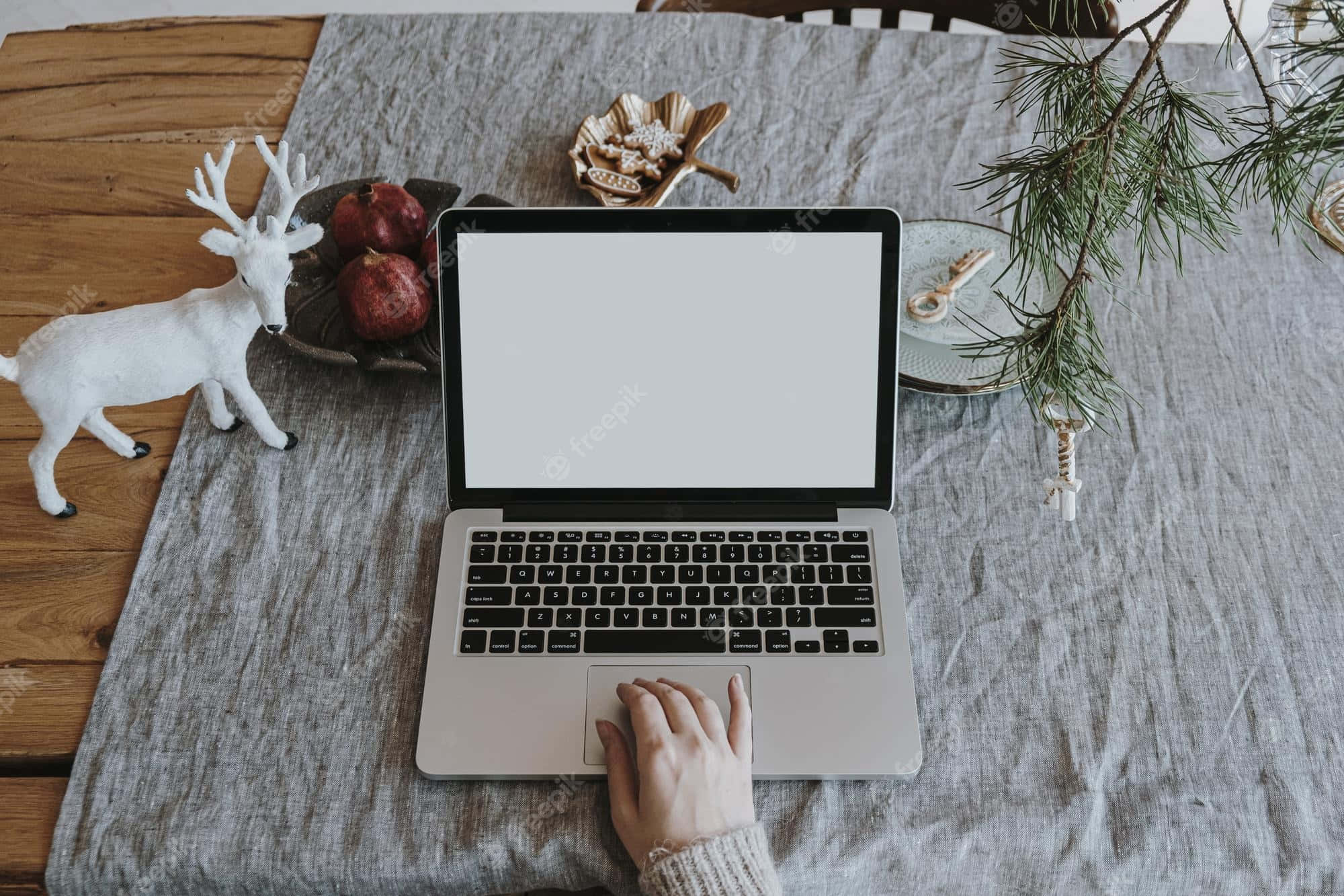 Laptop Nyembamba ya Kisasa Inayovutia Macho Picha ya Ukuta