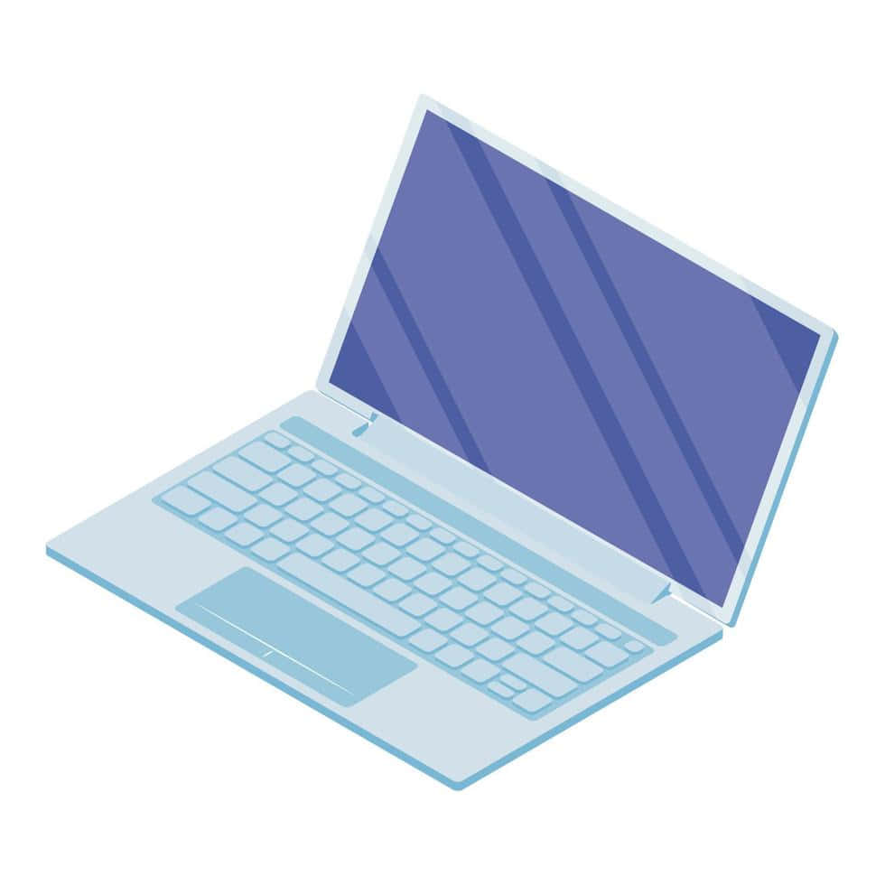 Laptop ya Kuvutia yenye Muundo wa Kisasa Picha ya Ukuta